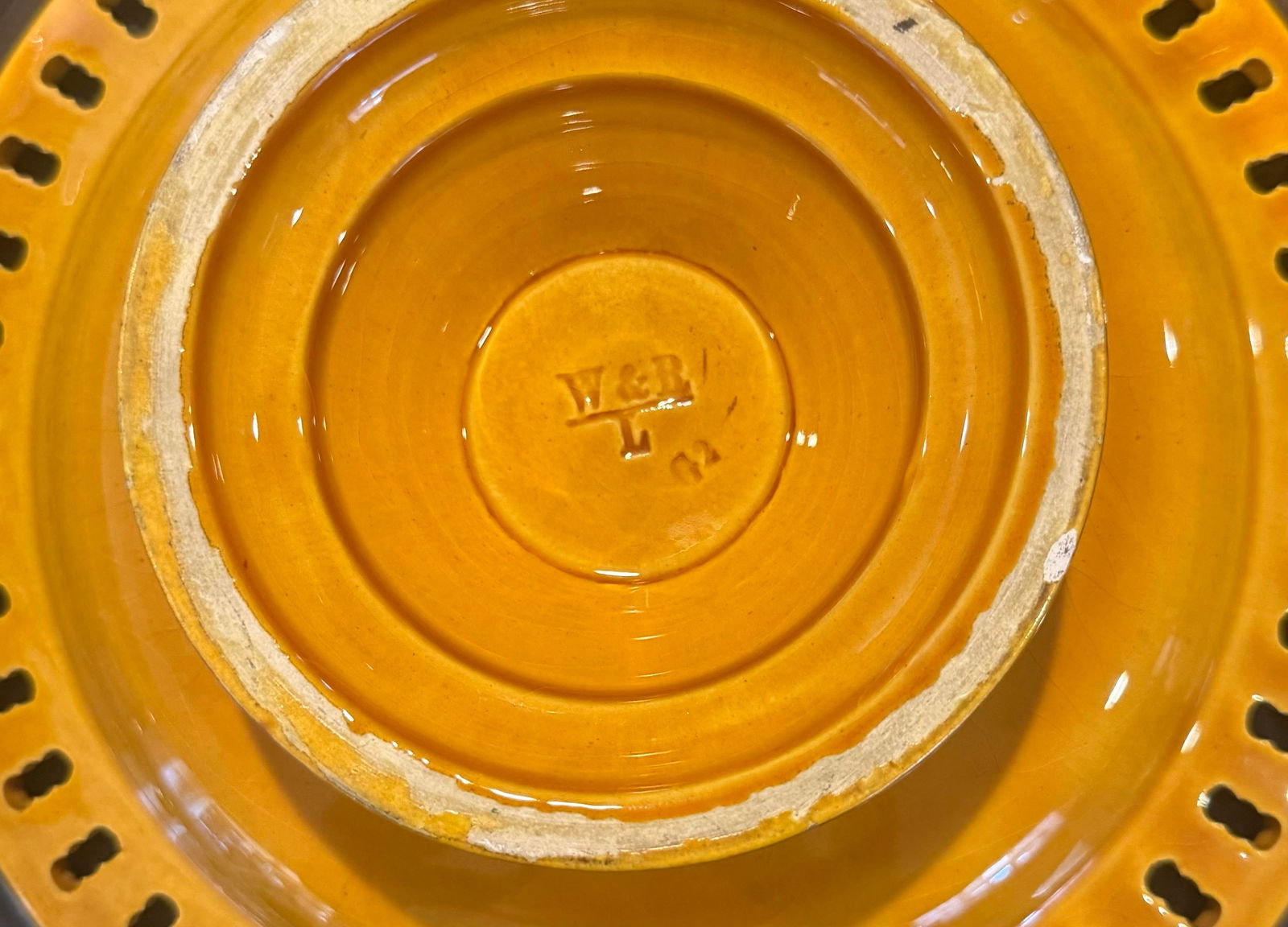 Antique 19th Century English Majolica Basketweave Dessert Service by Wittman & Roth, London - 9