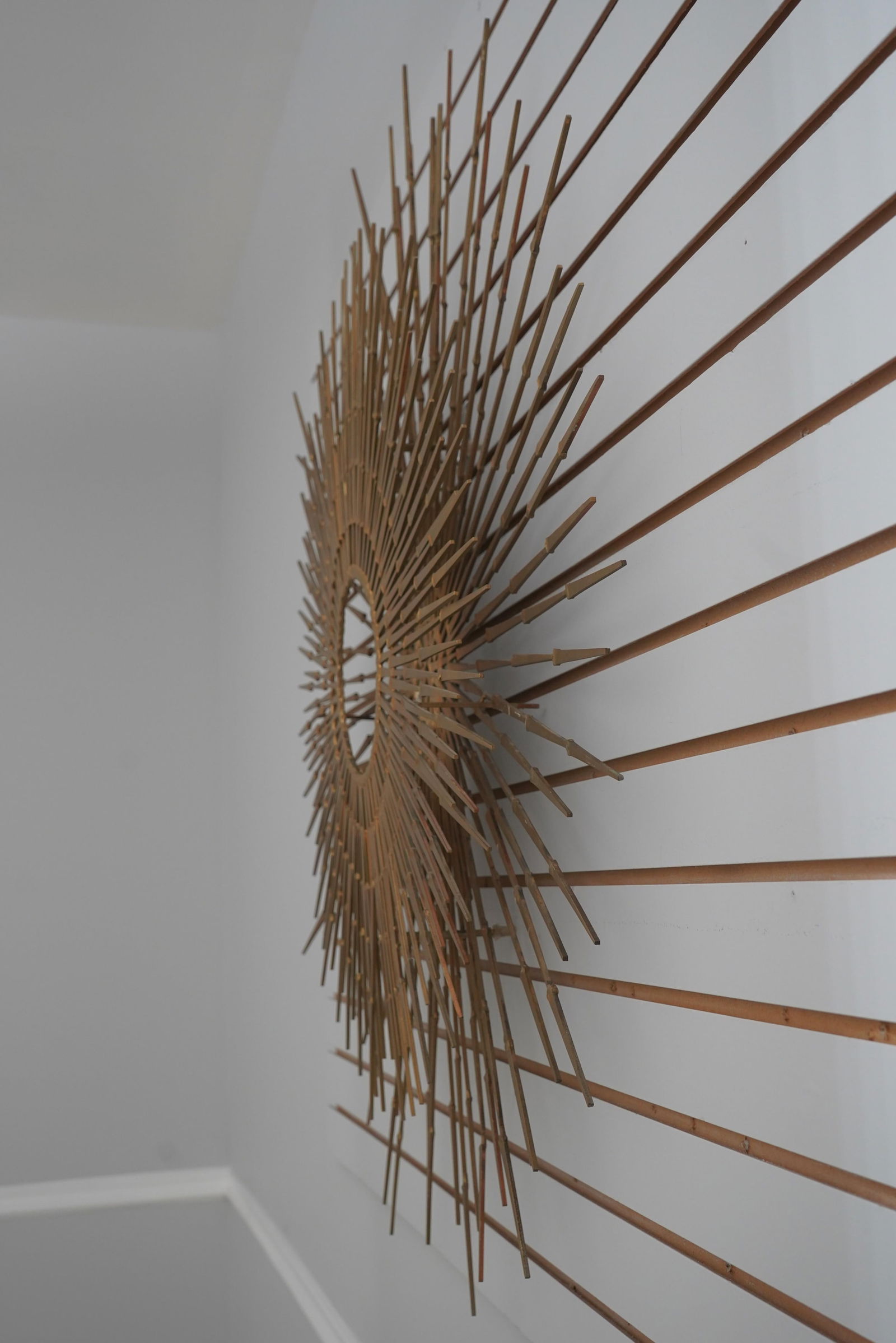 William Bowie Mid Century Modern Brutalist Sunburst Sculpture - 2