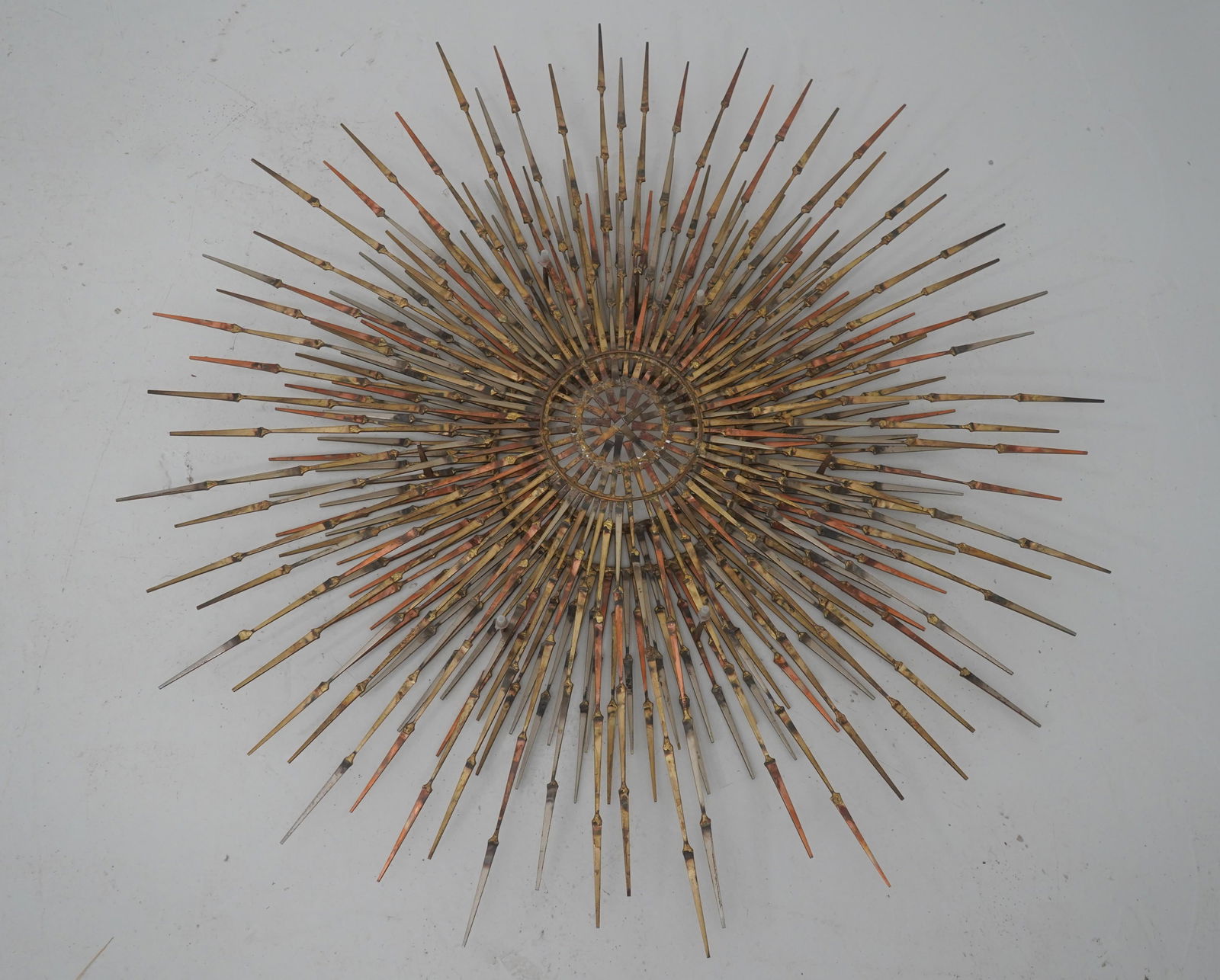 William Bowie Mid Century Modern Brutalist Sunburst Sculpture - 3