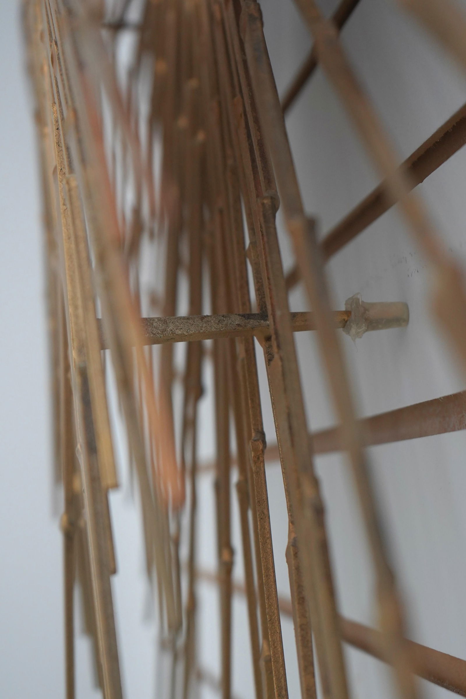 William Bowie Mid Century Modern Brutalist Sunburst Sculpture - 7