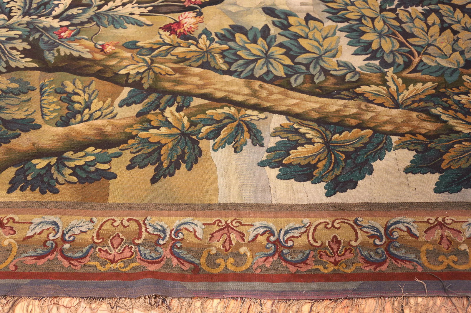 Nazmiyal Collection Vintage French Tapestry - 6