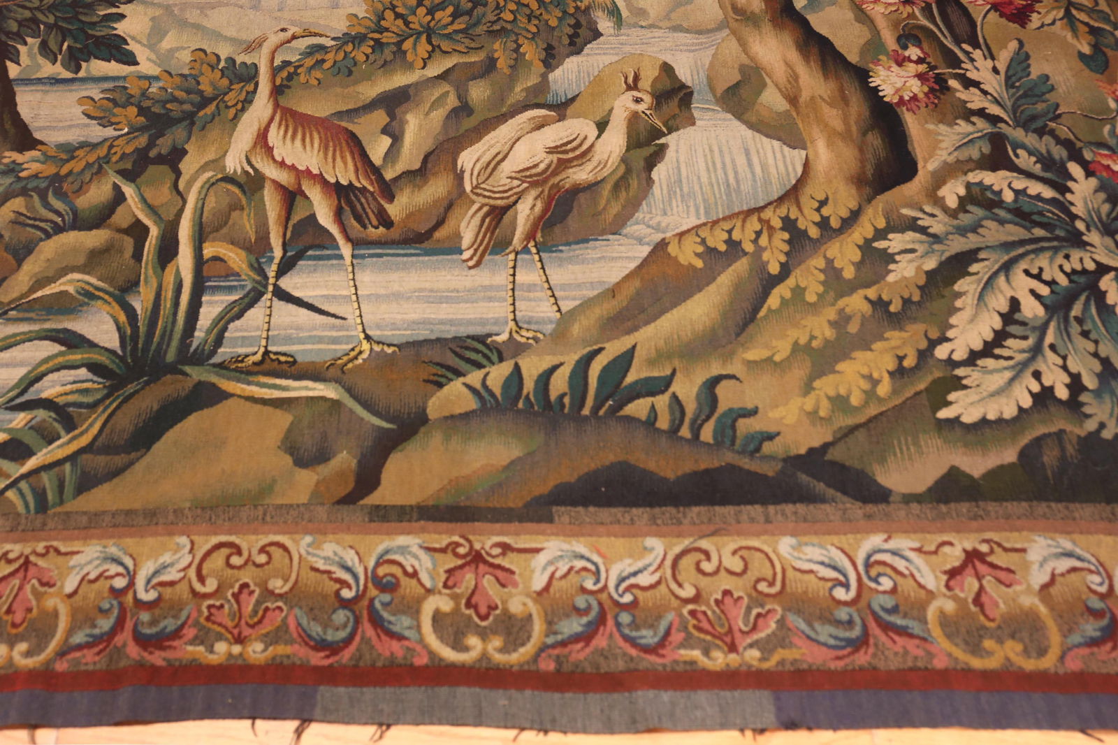 Nazmiyal Collection Vintage French Tapestry - 8