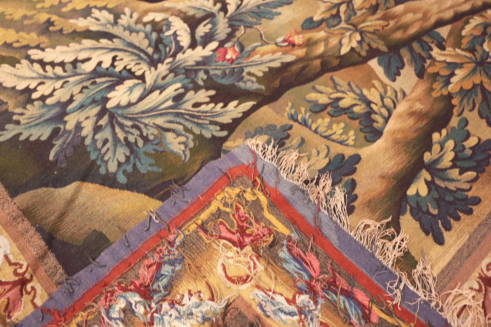 Nazmiyal Collection Vintage French Tapestry - 9