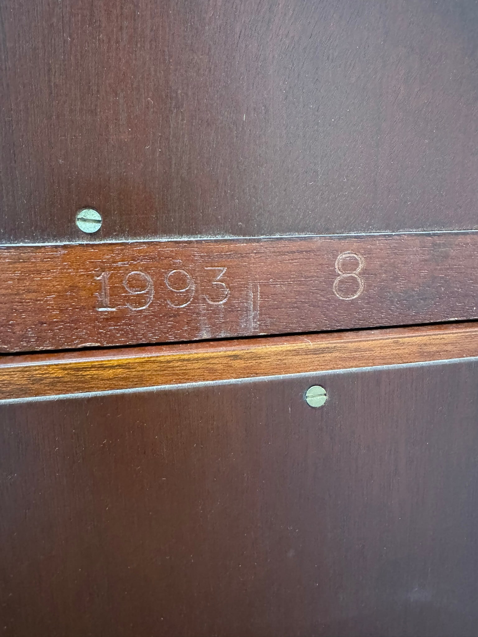 Kindel Winterthur Mahogany Secretary Desk | Colonial Chippendale Style | Solid Wood Vintage Cabinet - 10