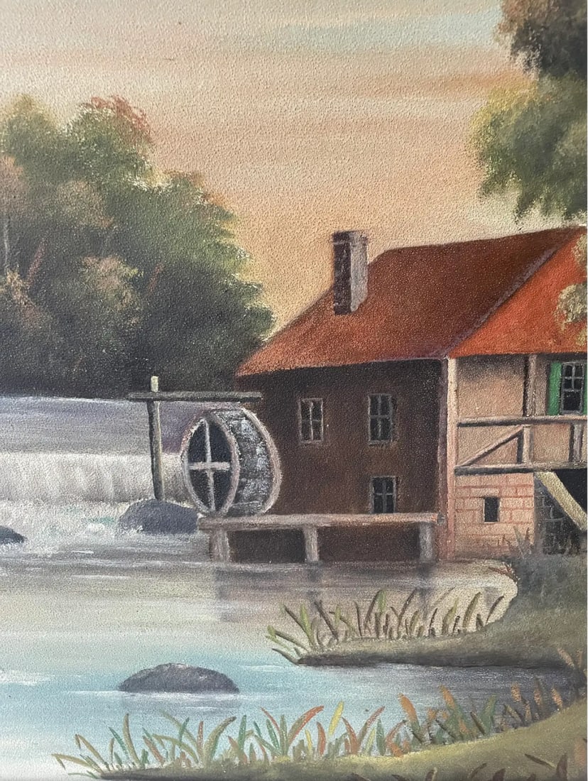 Late 19th Century Oil Painting on Board by Frank H. Sweet (New York) - Signed - 2