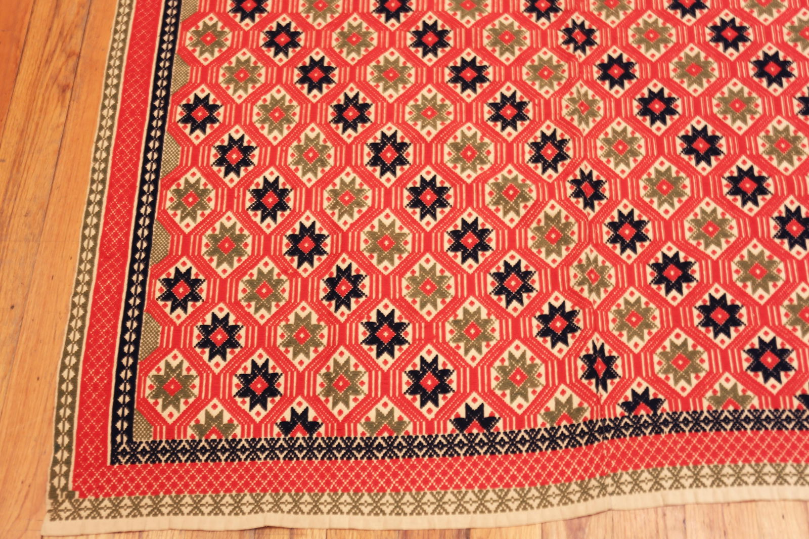Nazmiyal Collection Antique Scandinavian Folk Textile - 2