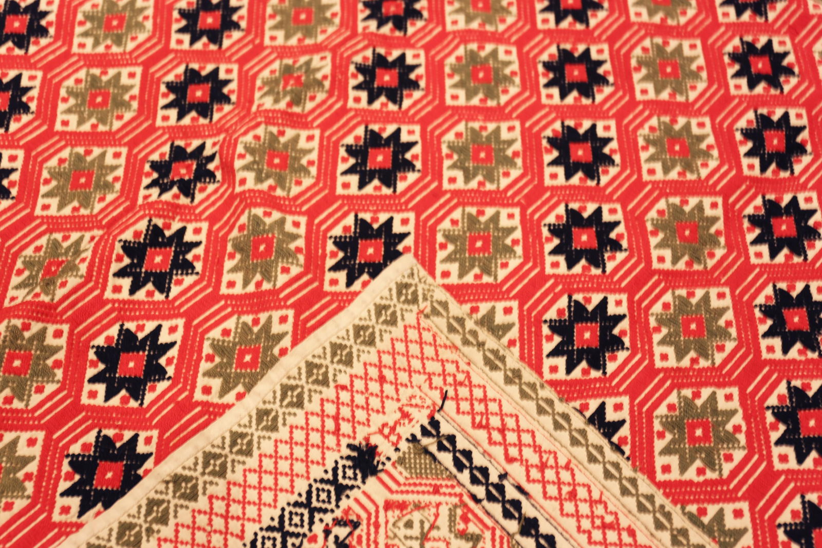 Nazmiyal Collection Antique Scandinavian Folk Textile - 5