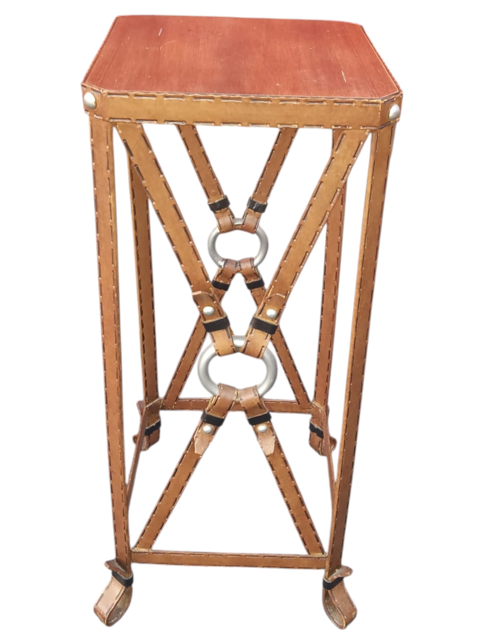 Rare Adnet Hermès Equestrian Side Table - 9