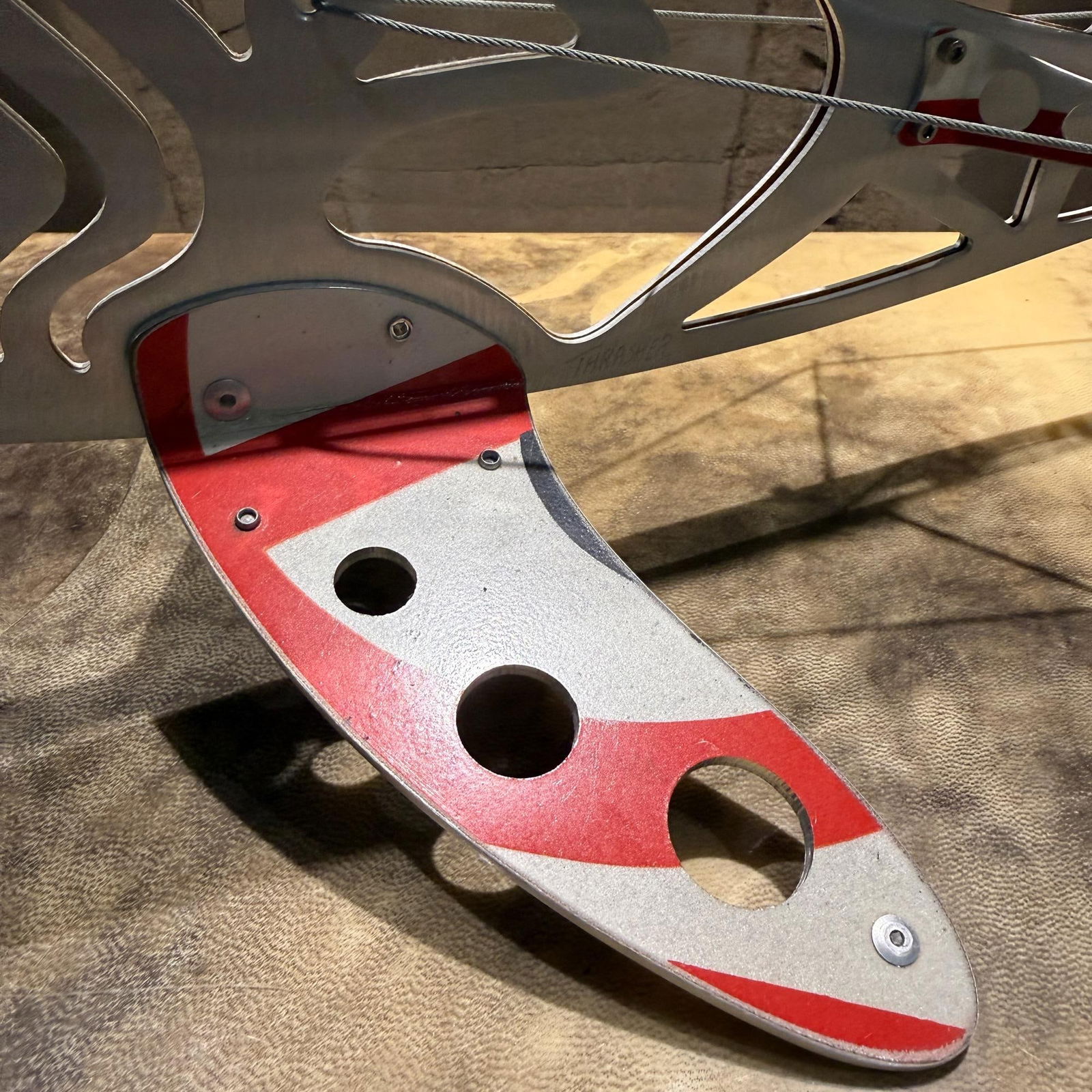 Maco Shark Aluminum Industrial Sculpture One of Kind Signed Modern - 12