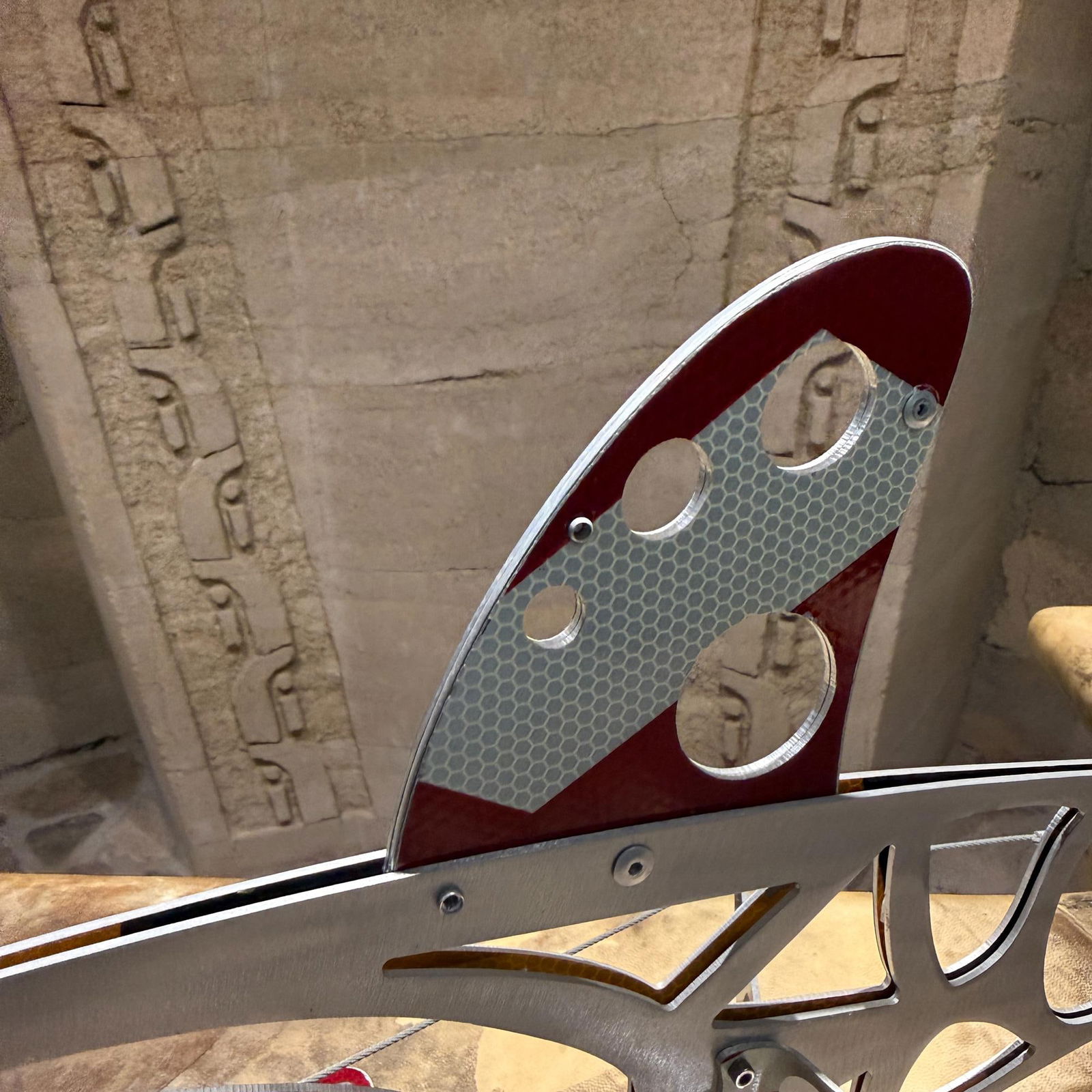 Maco Shark Aluminum Industrial Sculpture One of Kind Signed Modern - 13