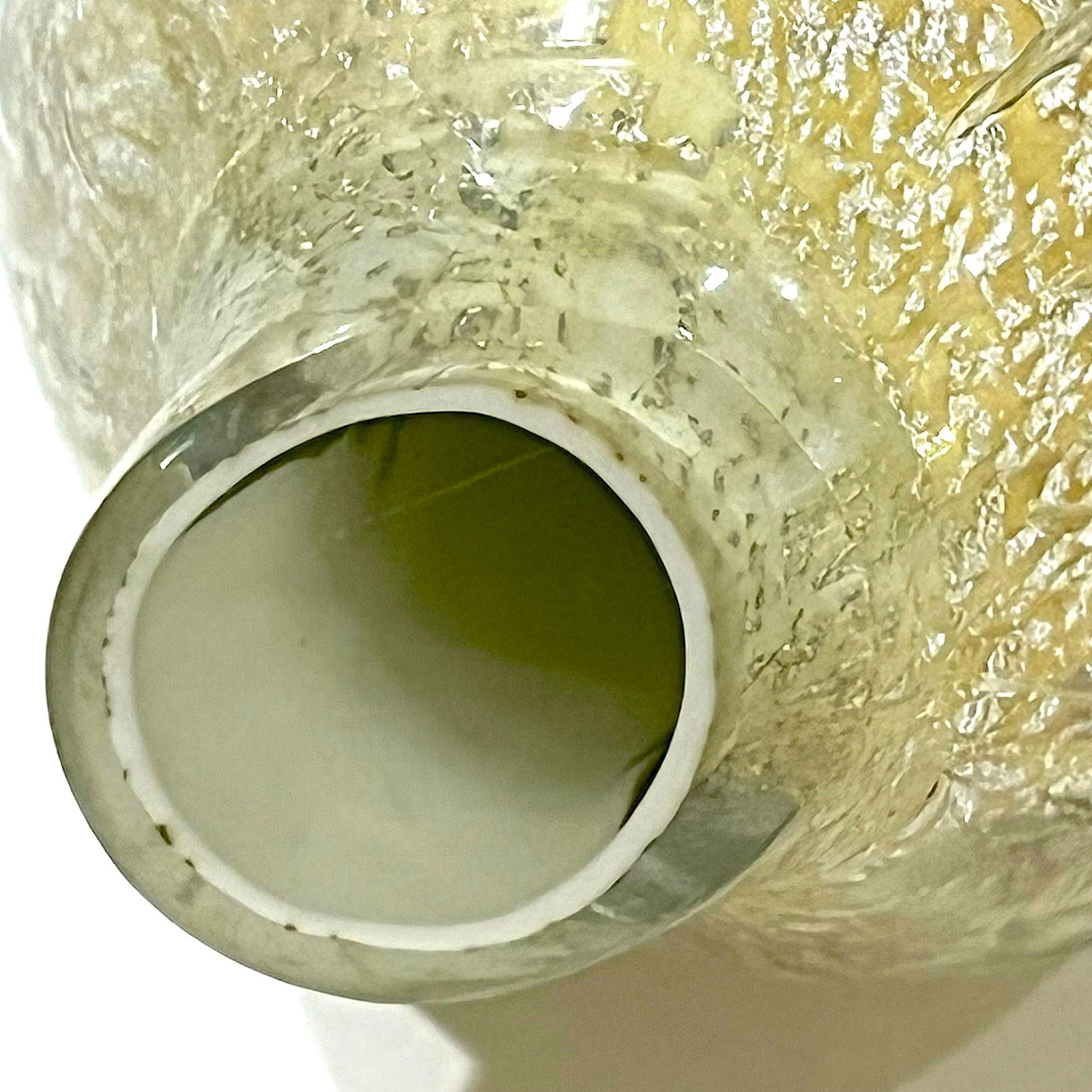 1960's Murano Attributed Gold Bullicante Blown Glass Dolphin - 9