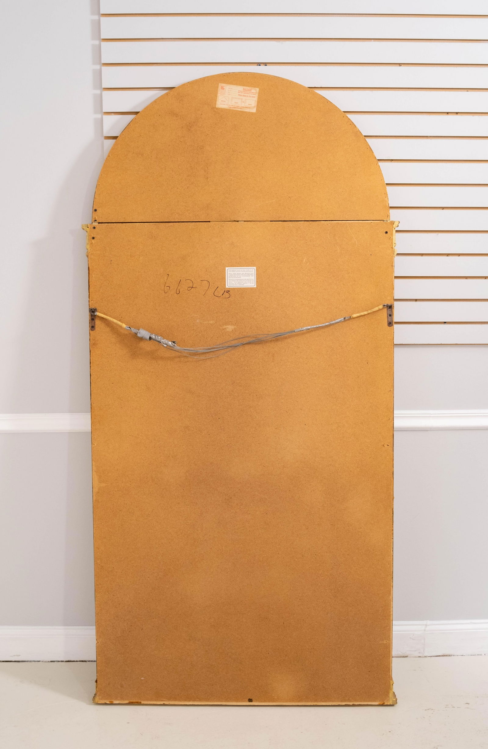 Friedman Brothers Monumental Gilt Frame Archtop Wall Mirror - 14