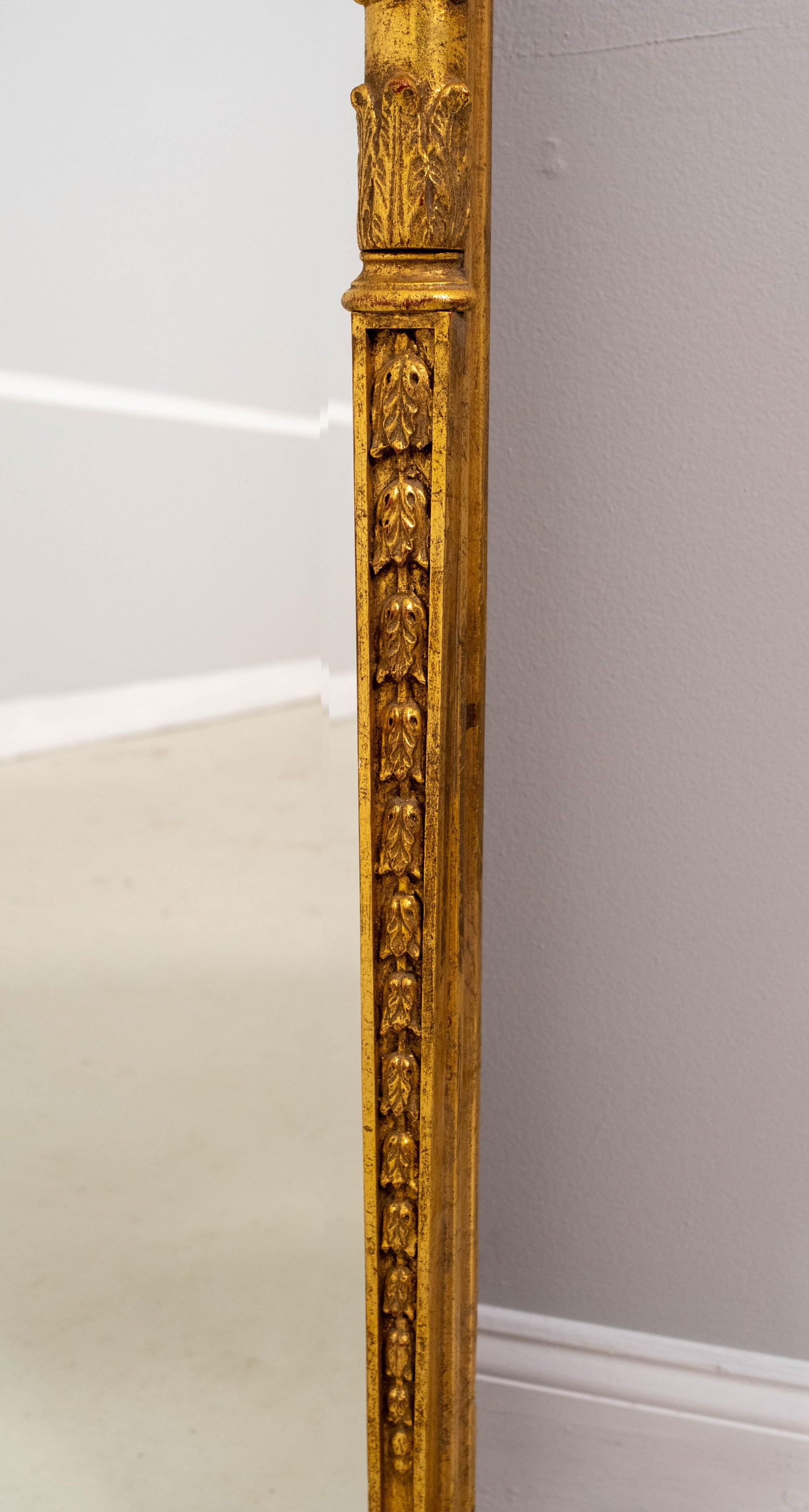 Friedman Brothers Monumental Gilt Frame Archtop Wall Mirror - 9