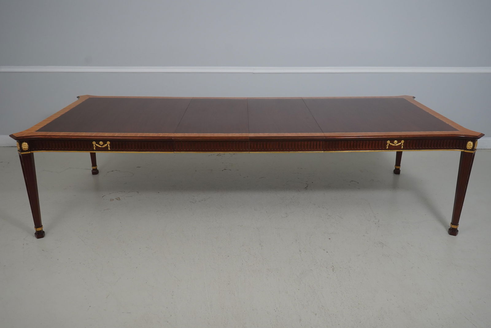 John Widdicomb Neoclassical Mahogany Dining Room Table - 10