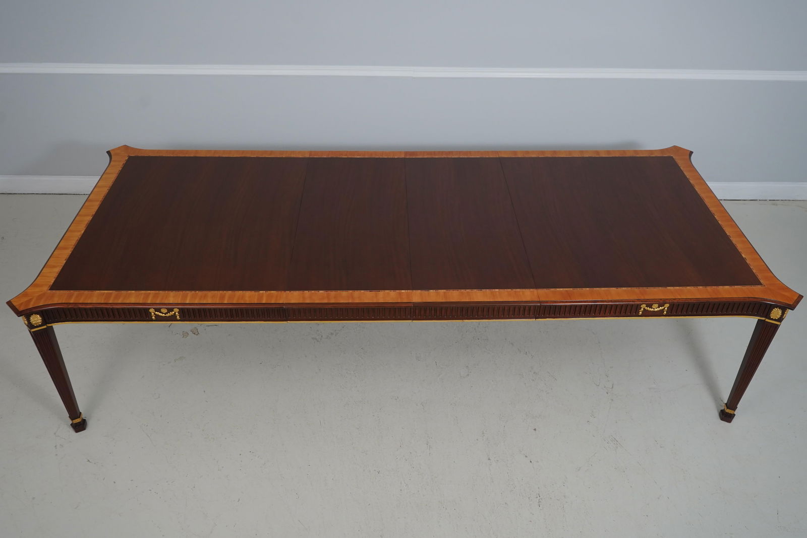 John Widdicomb Neoclassical Mahogany Dining Room Table - 11