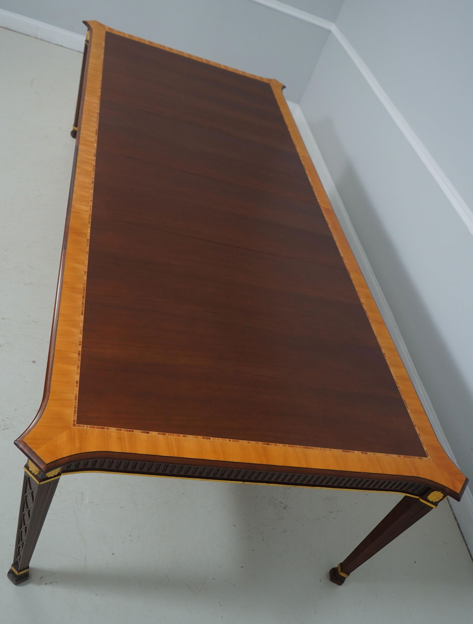 John Widdicomb Neoclassical Mahogany Dining Room Table - 12