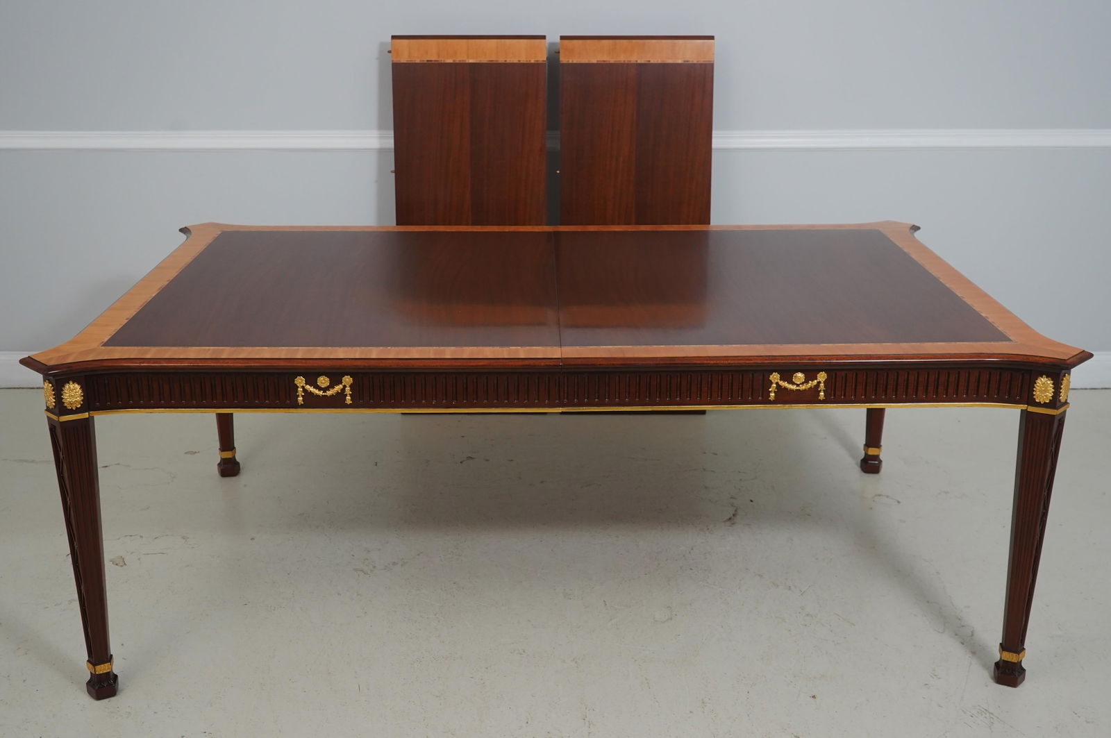 John Widdicomb Neoclassical Mahogany Dining Room Table - 2
