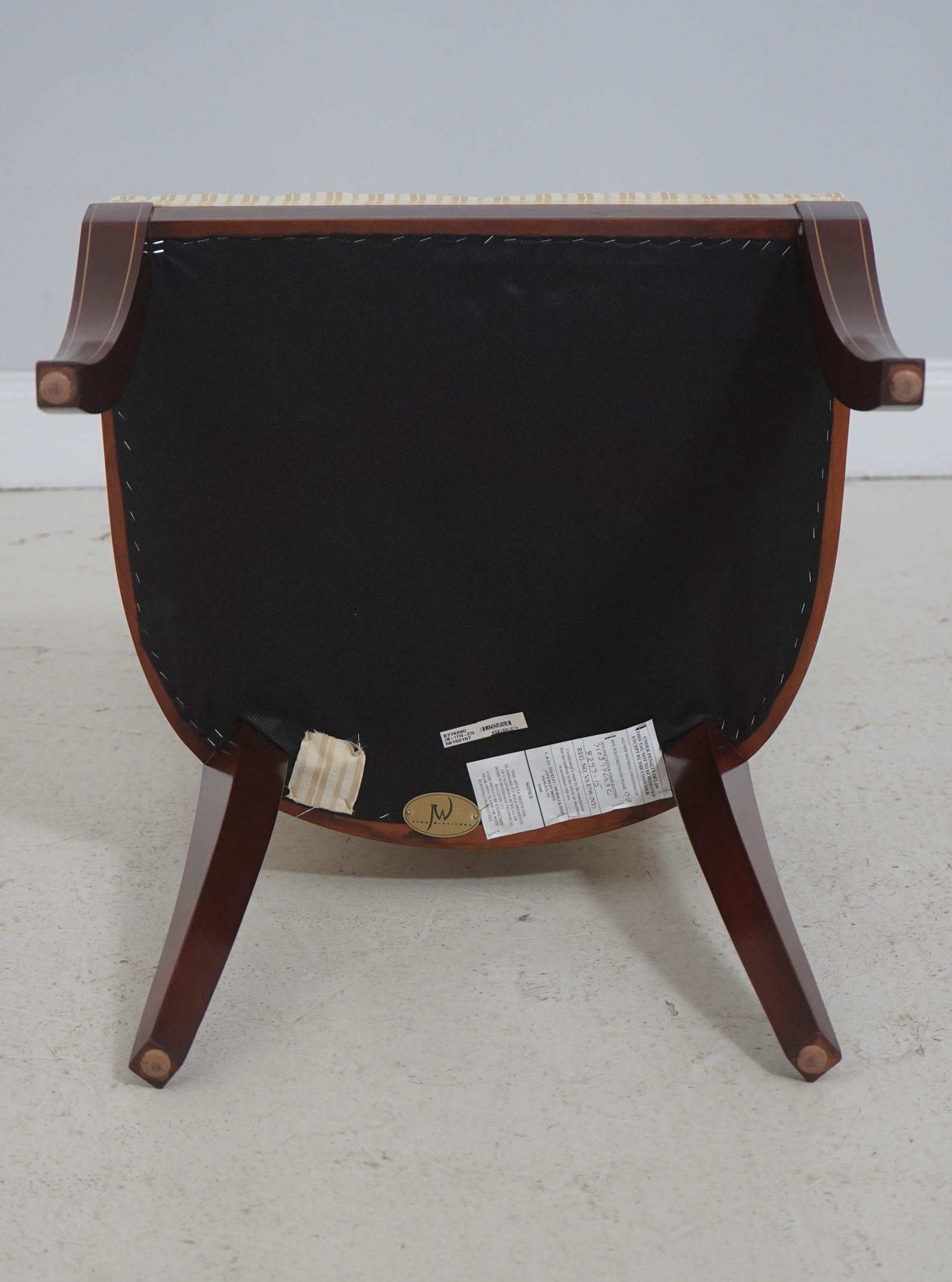 Set of 8 John Widdicomb Neoclassical Klismos Dining Room Chairs - 17