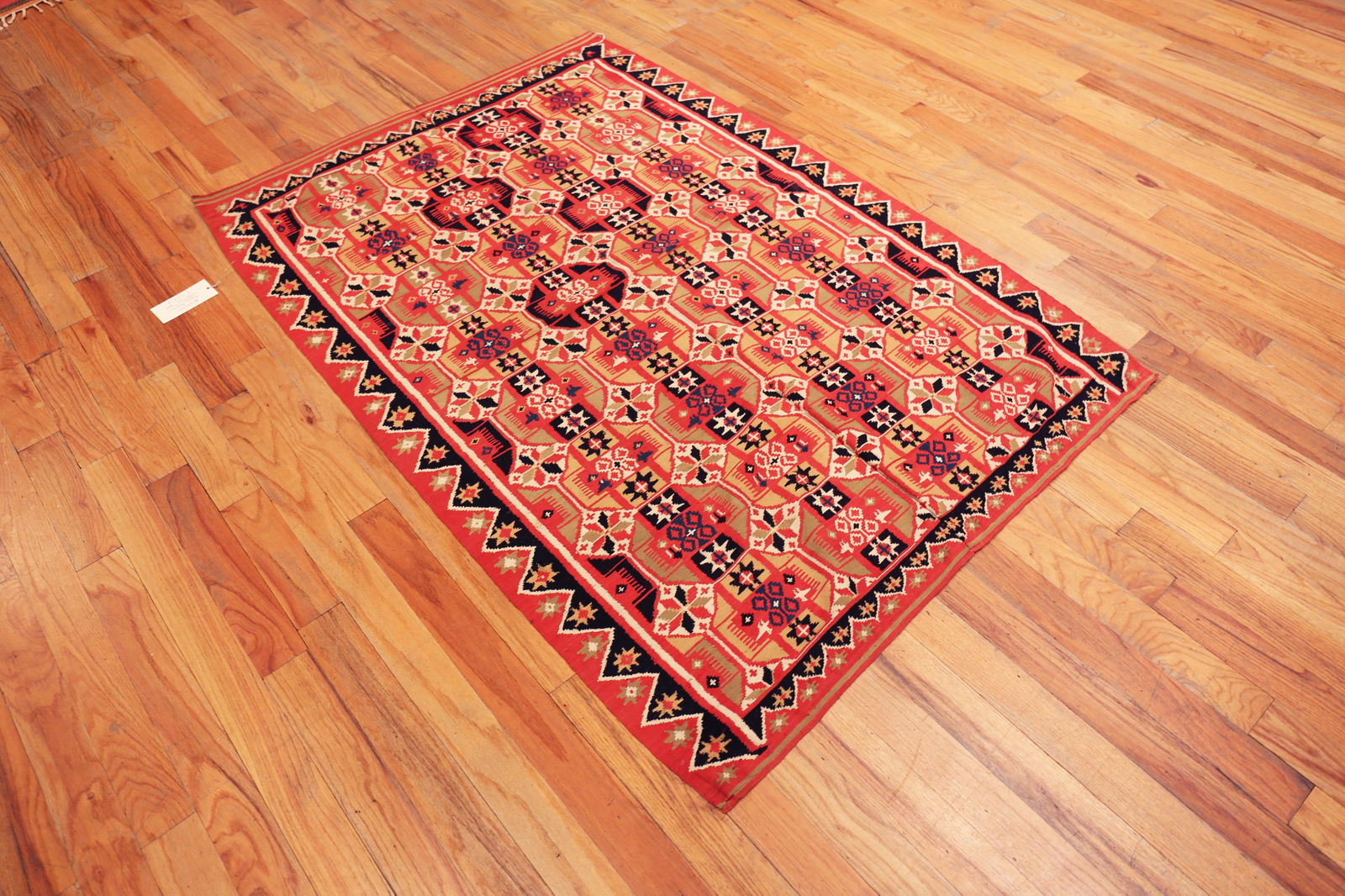 Nazmiyal Collection Antique Scandinavian Folk Quilt - 2