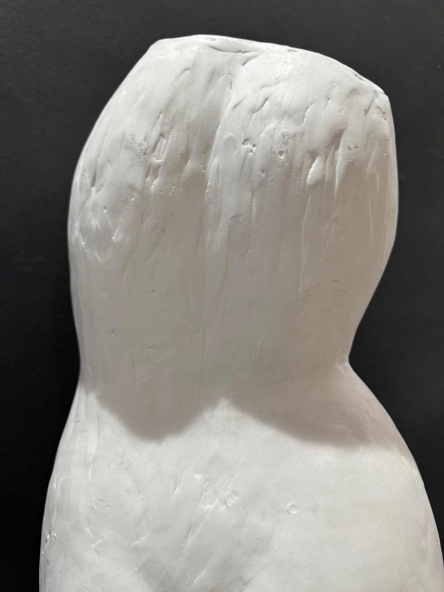 Mid 20th Century Larry Mohr Signed Figurative Sculpture – Plaster Modern Abstract Nude - 9