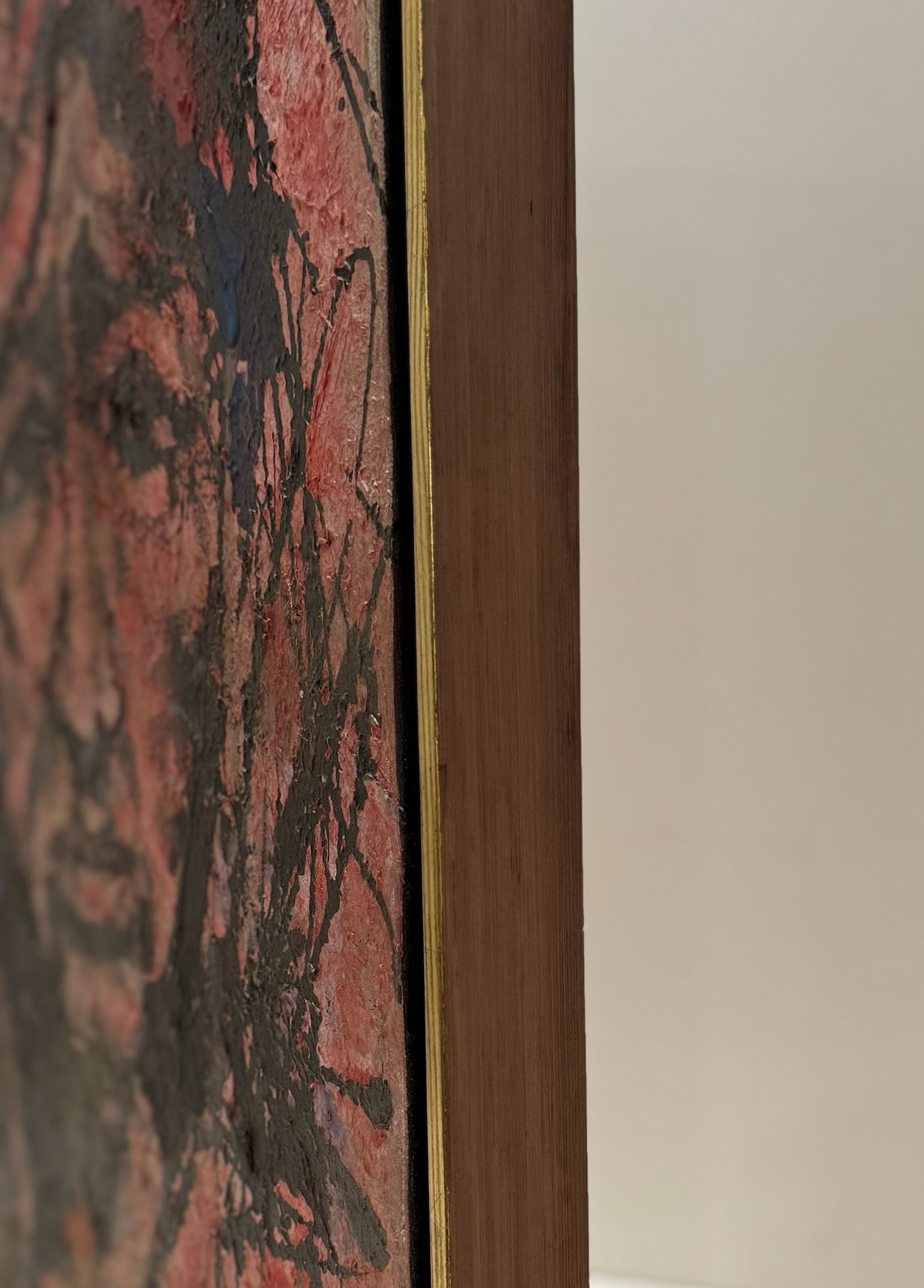 Vintage Expressionist Portrait Painting Signed Oil on Board Framed - 4