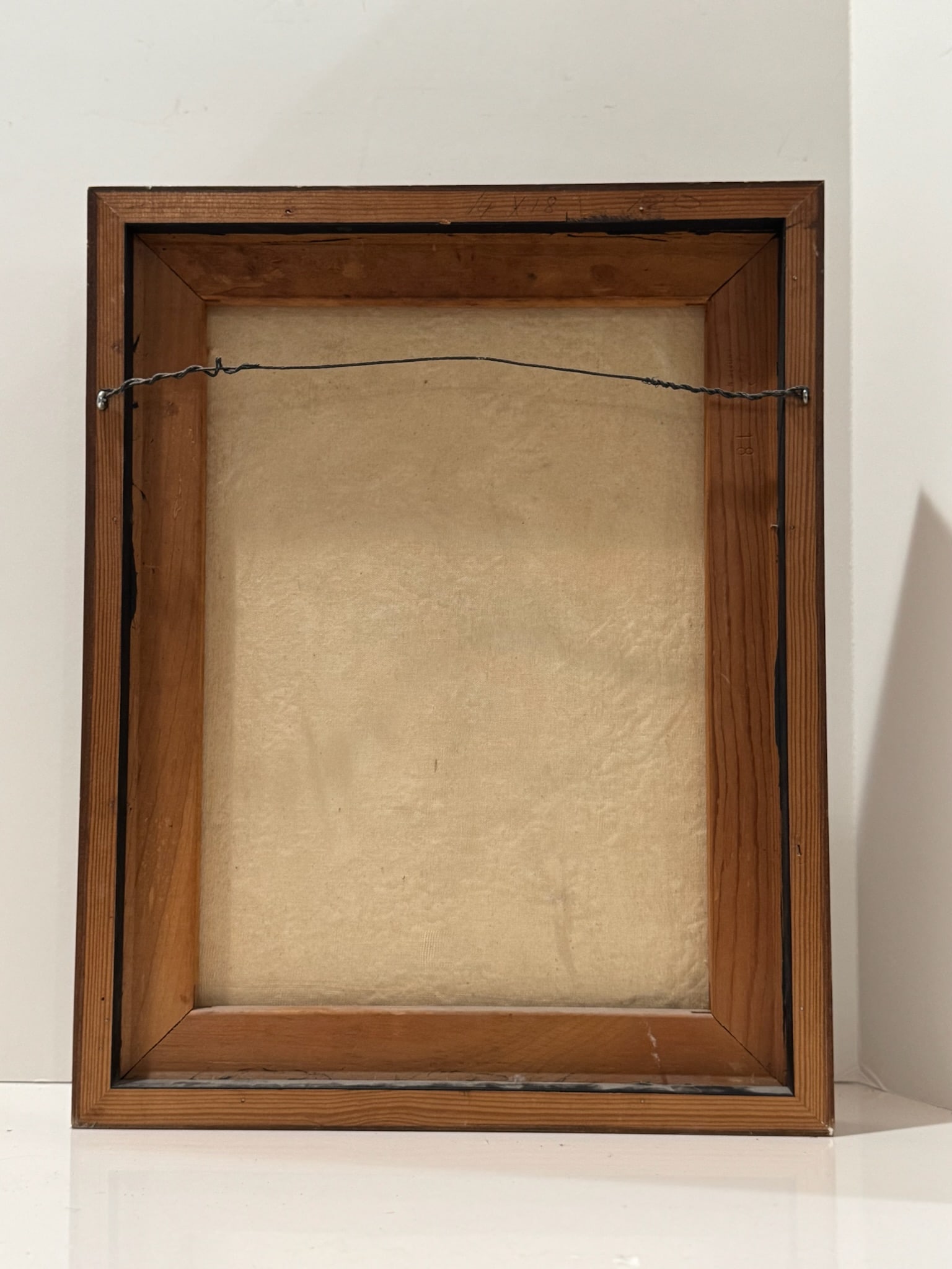 Vintage Expressionist Portrait Painting Signed Oil on Board Framed - 5