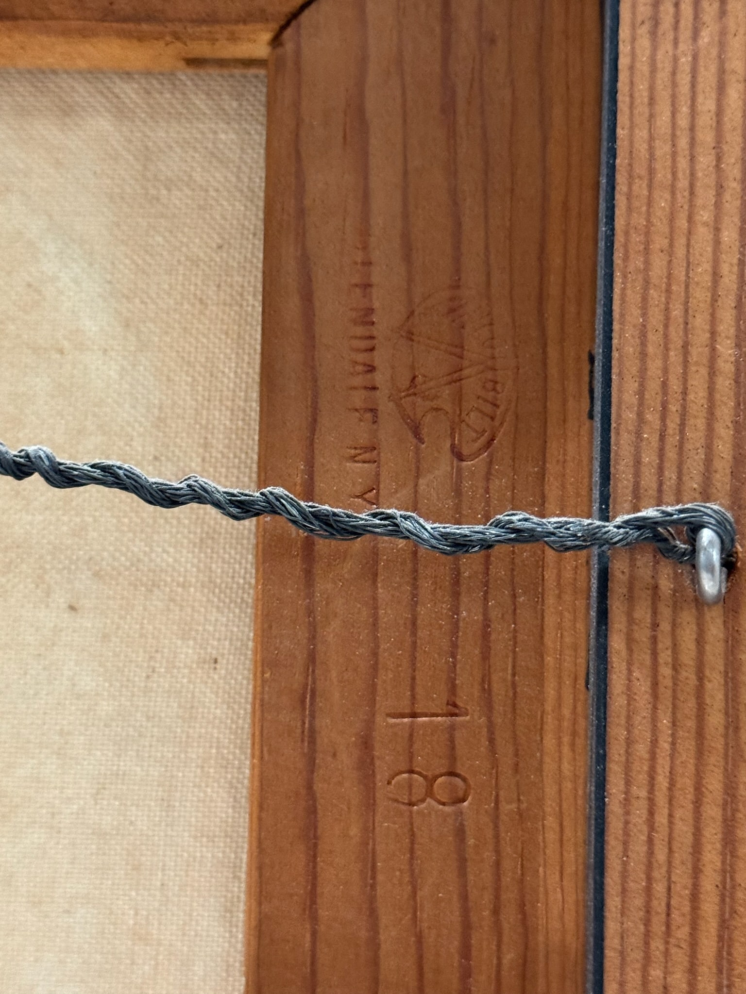 Vintage Expressionist Portrait Painting Signed Oil on Board Framed - 6