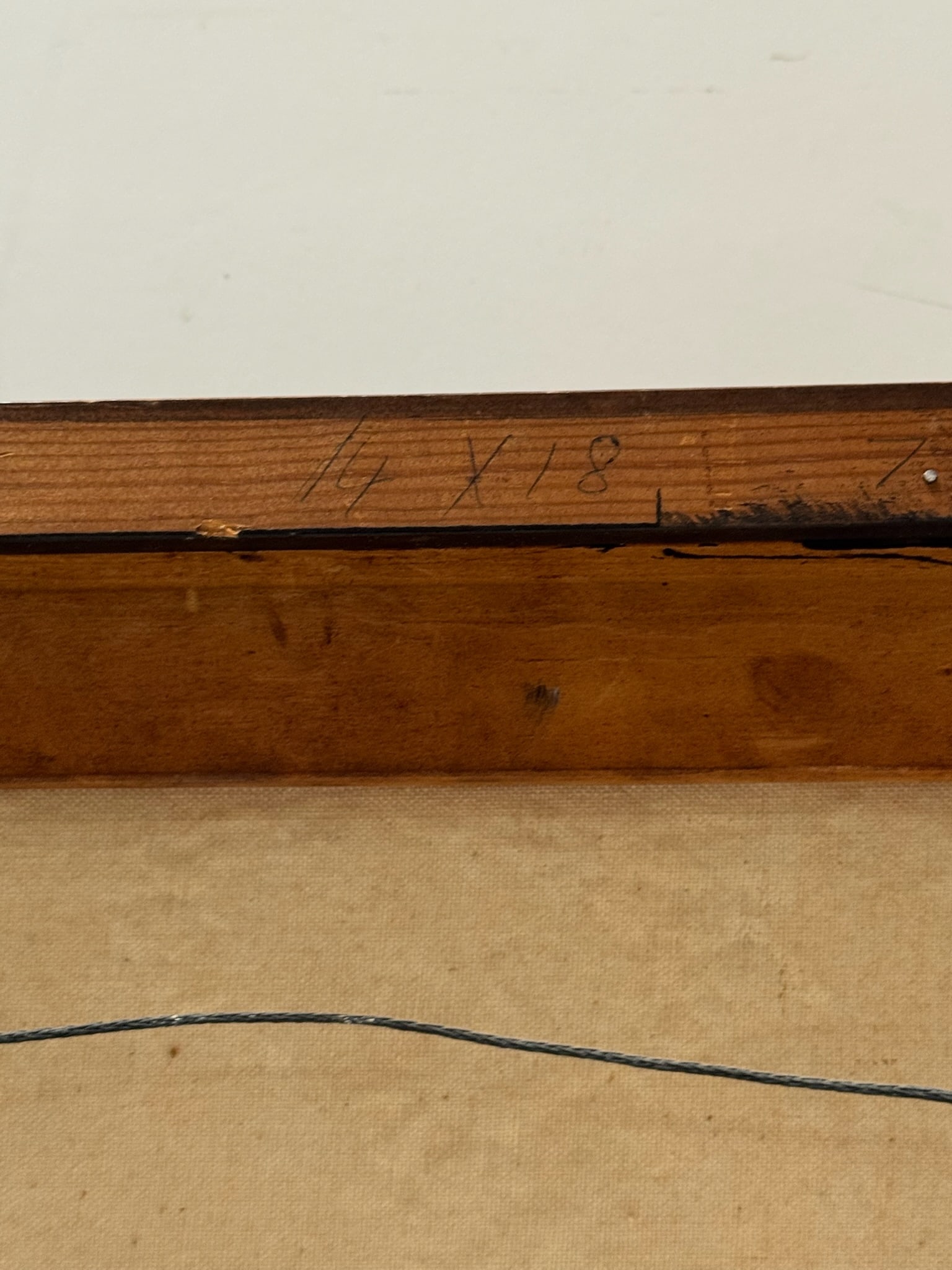 Vintage Expressionist Portrait Painting Signed Oil on Board Framed - 7