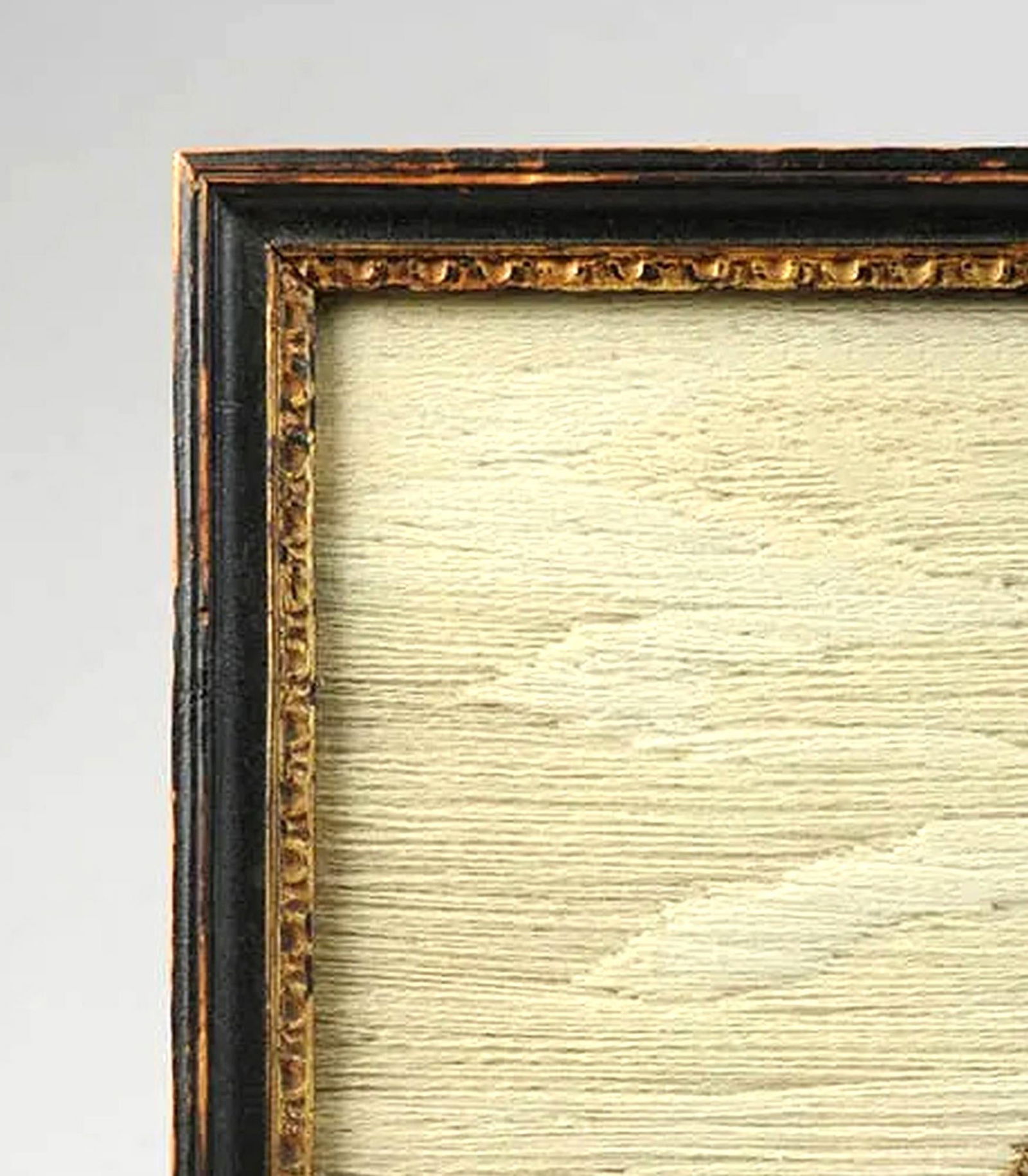 British Woolwork of a Family of Man, Wife and Child on the Seashore With Ship in Bay - 6