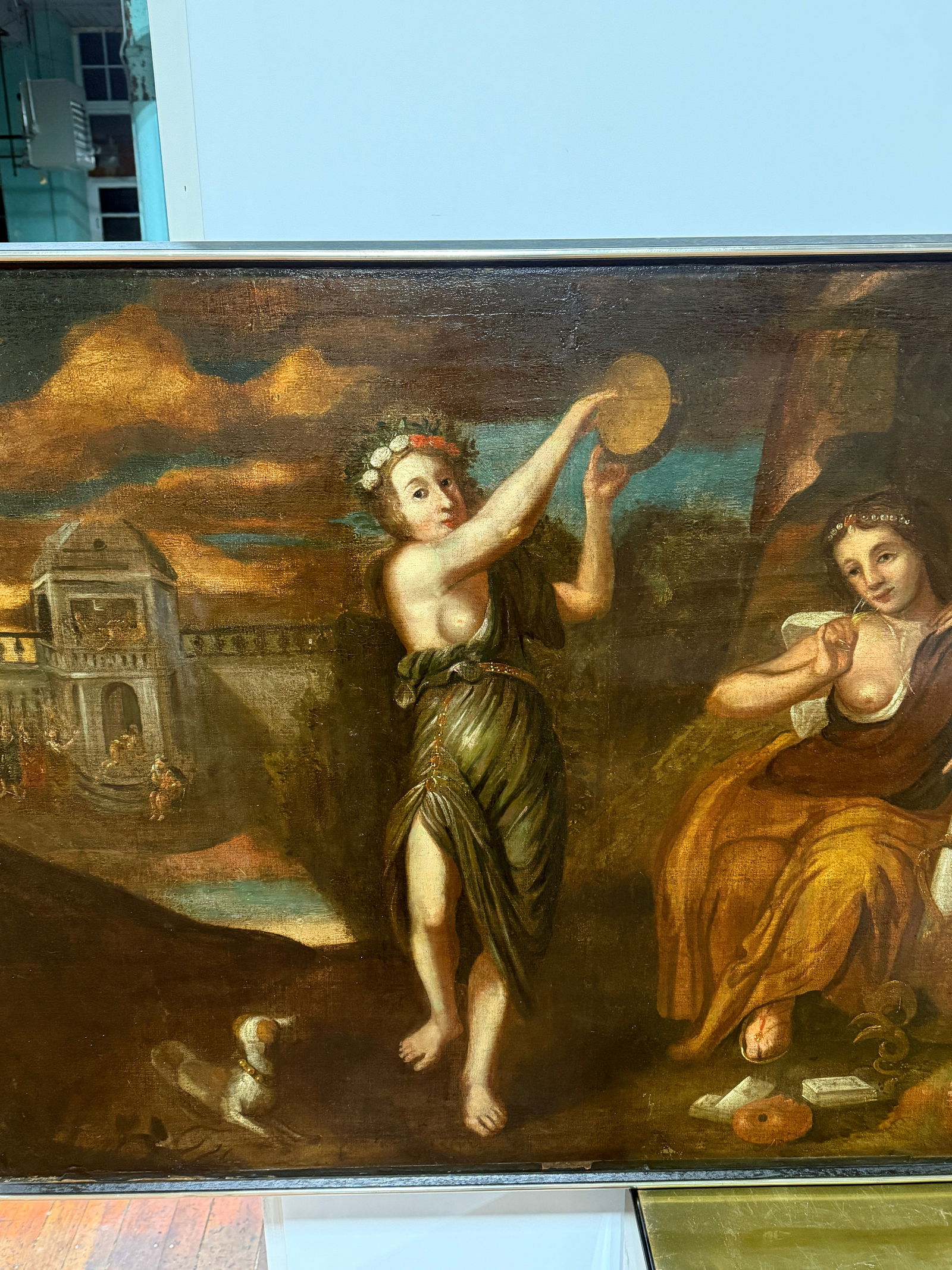 Italy, Late 18th Century Old Master Arcadian Allegory of Music and Pleasure - 4