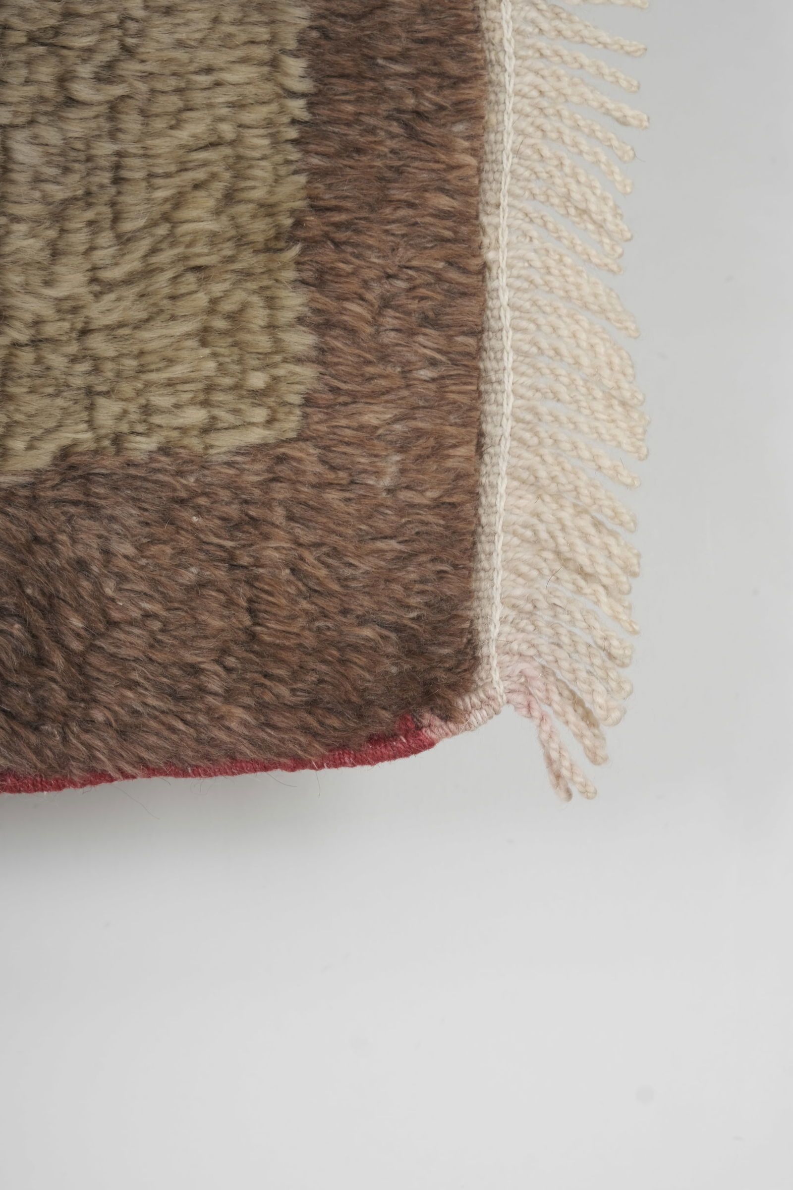 1970s Vintage Mohair Tulu Rug 2'11" X 5'10" - 7