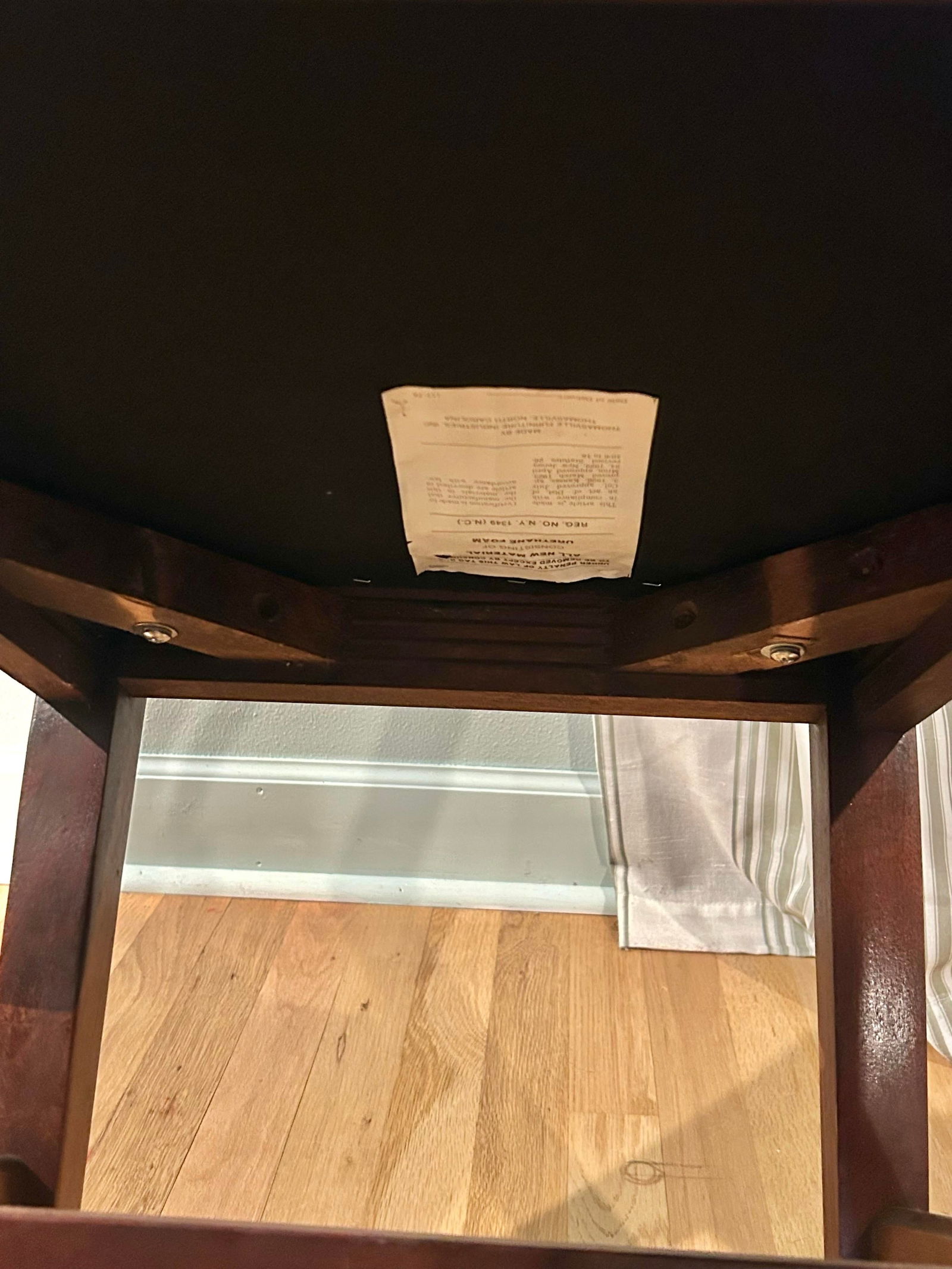 Vintage Thomasville Chippendale Side Chairs With Botanical Linen Upholstery - A Pair - 12