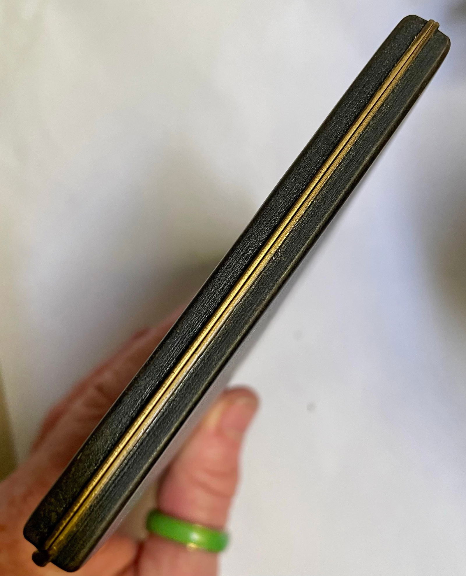 Mid 20th Century Japanese Kyoto Damascene Tiger Card Mixed Metal Case Amita Japan - 11