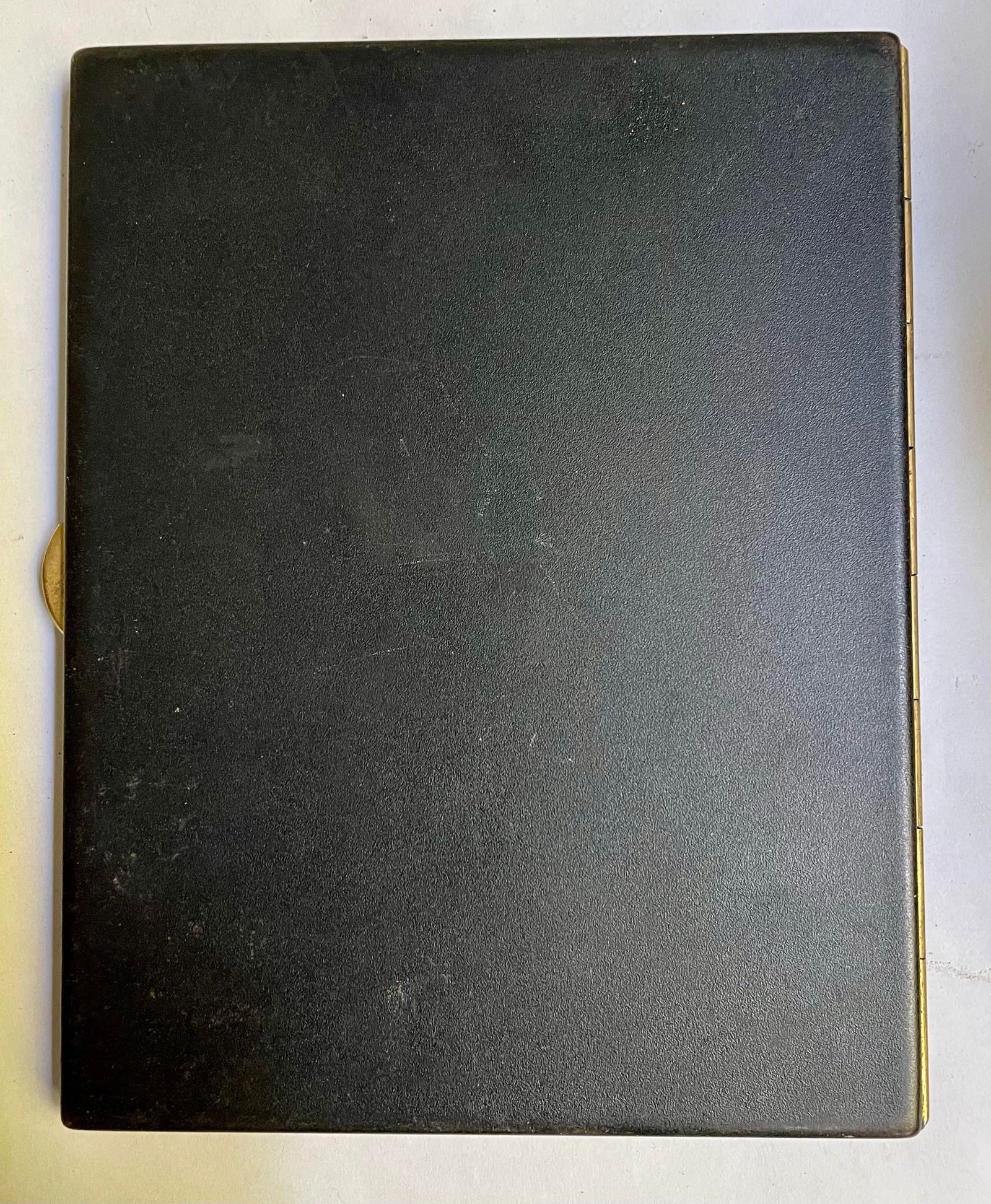 Mid 20th Century Japanese Kyoto Damascene Tiger Card Mixed Metal Case Amita Japan - 5