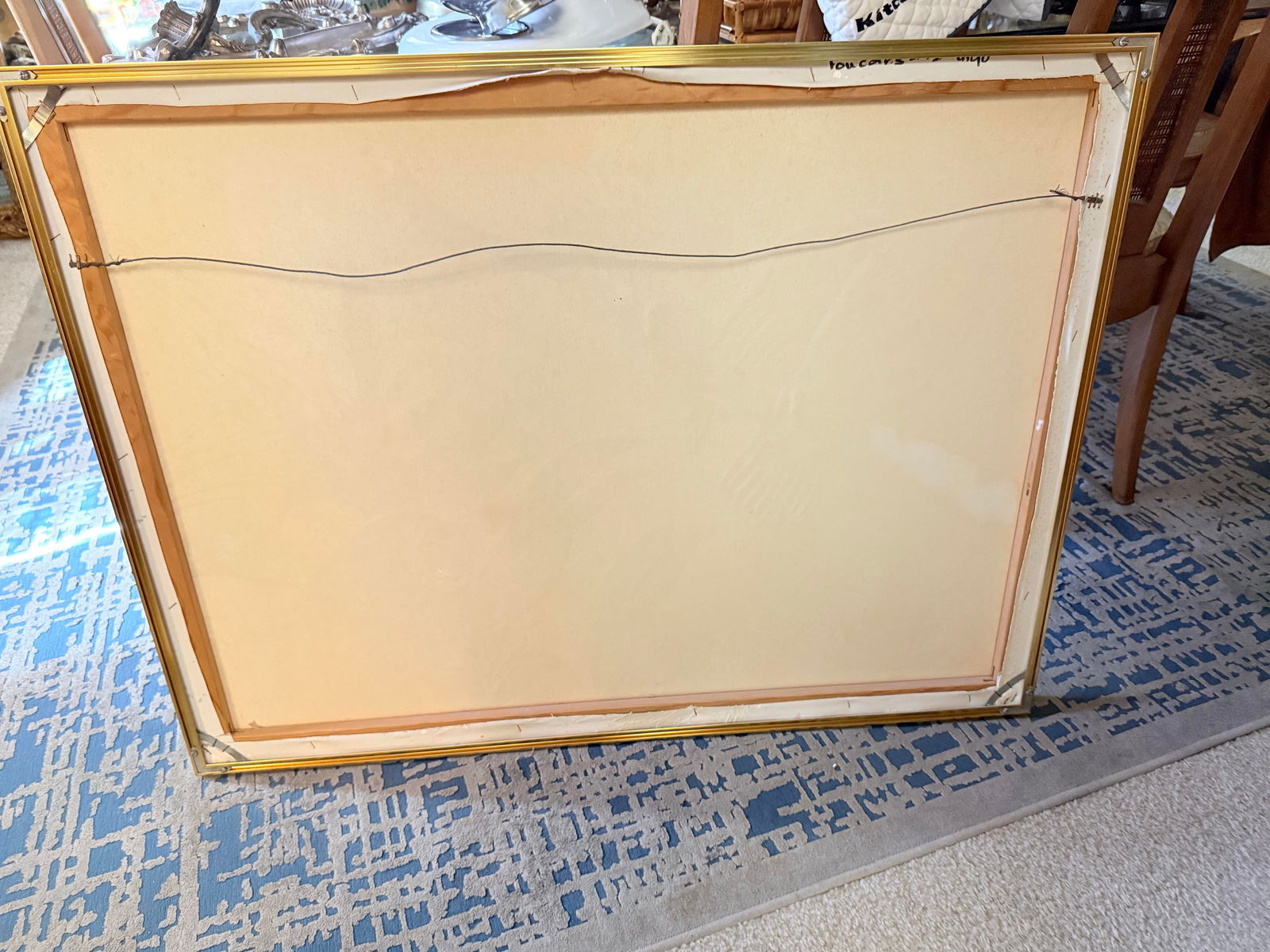 1989 Monumental Impasto Acrylic Toucan Painting by Walcott - Postmodern Palm Beach Regency - 3