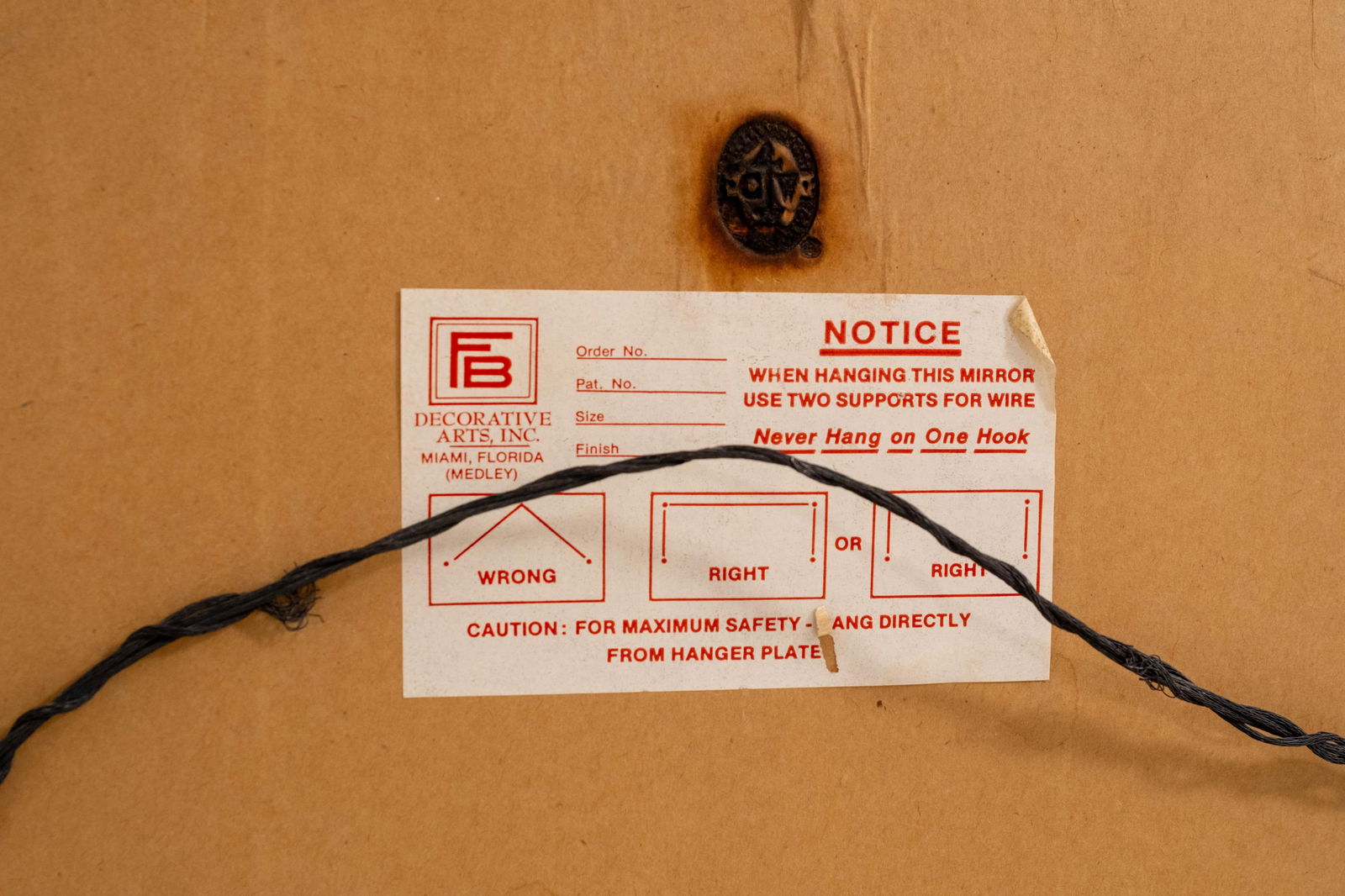 Friedman Brothers Colonial Williamsburg Gilt Frame Wall Mirror - 12