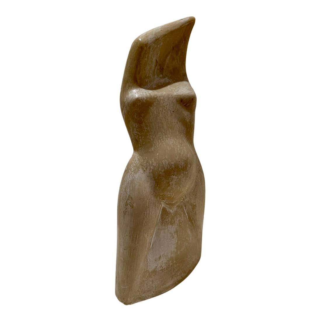 Mid 20th Century Larry Mohr Signed Resin Figurative Sculpture Abstract Female Form Modernist (1 of 6)
