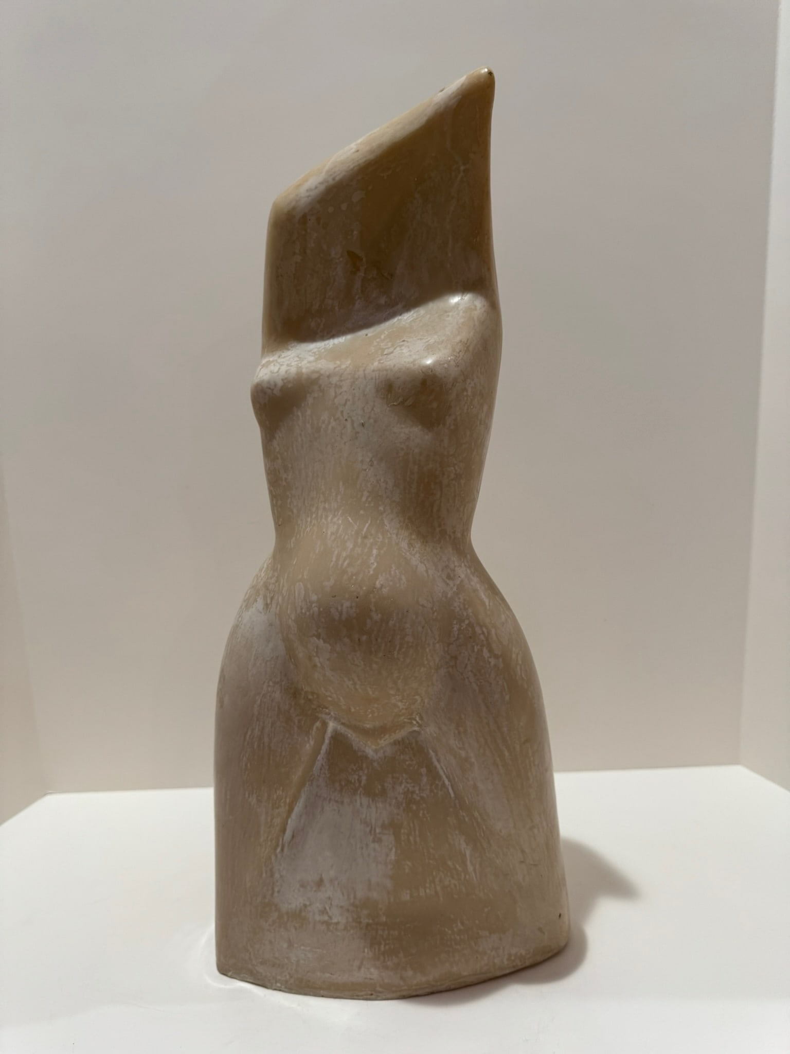 Mid 20th Century Larry Mohr Signed Resin Figurative Sculpture Abstract Female Form Modernist - 2