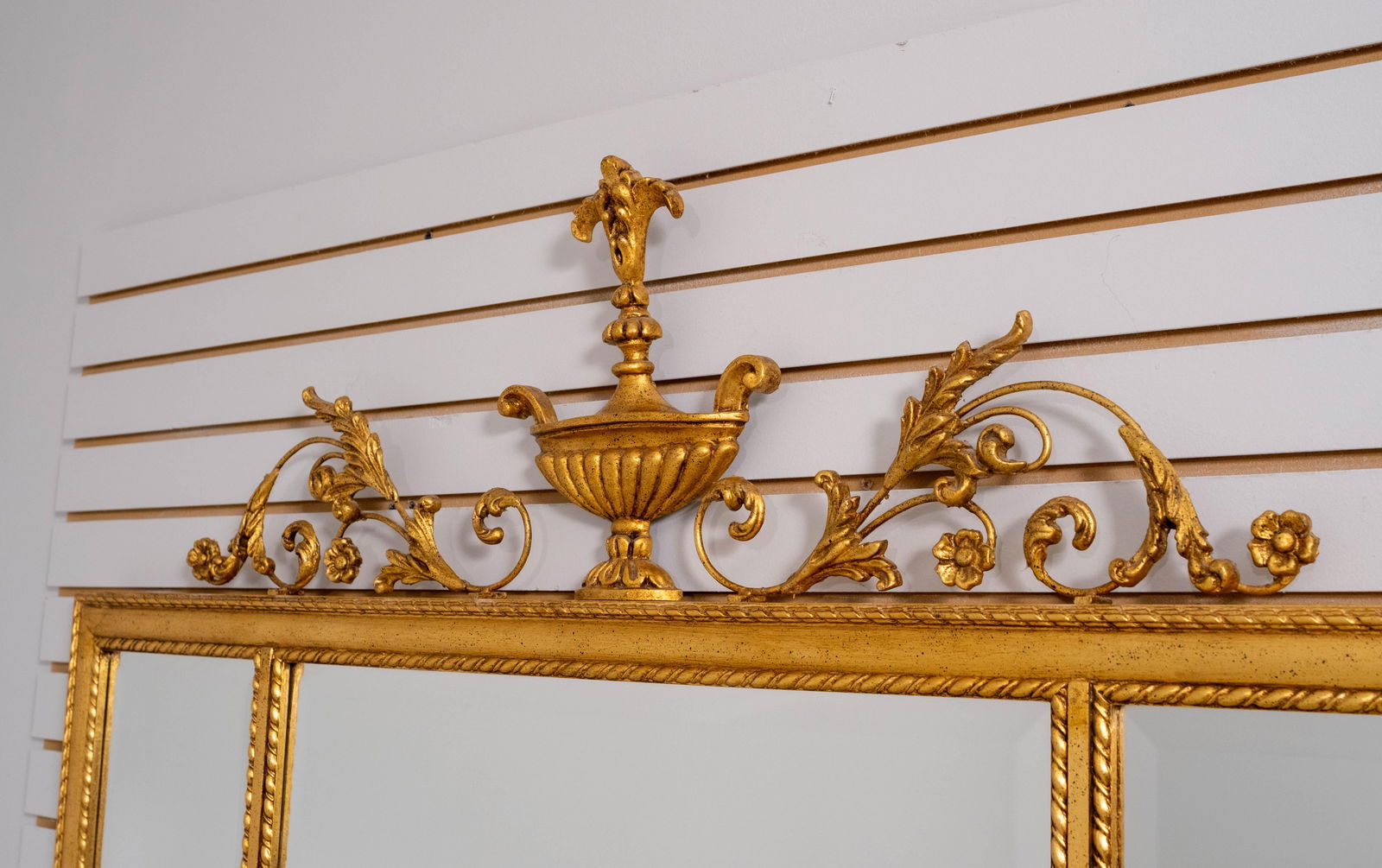 Labarge Federal Style Urn Top Gold Finish Mirror - 3