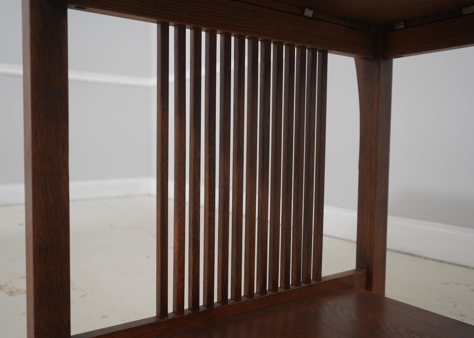 Stickley Mission Oak Two-Tier Square Lamp Table - 12