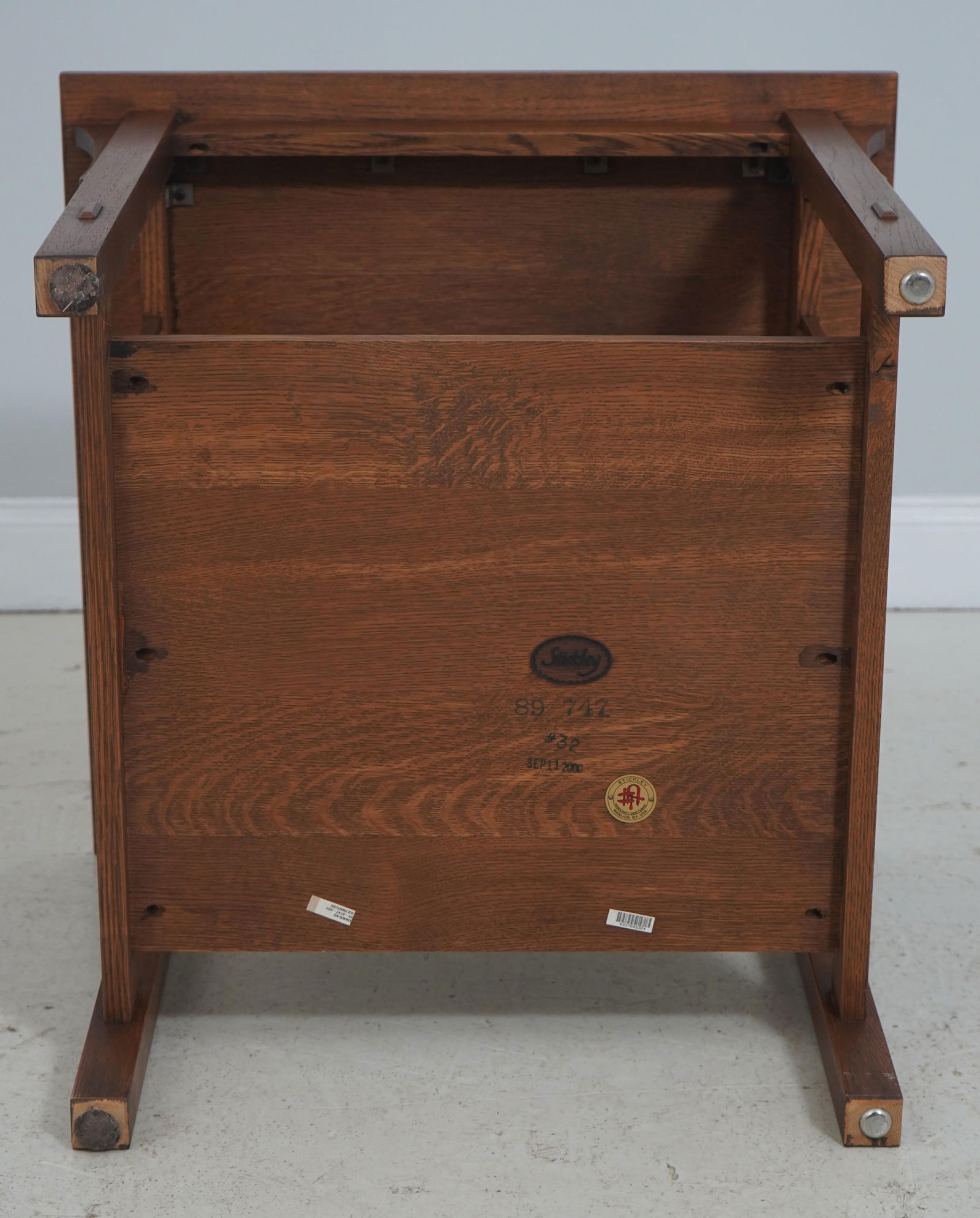 Stickley Mission Oak Two-Tier Square Lamp Table - 13