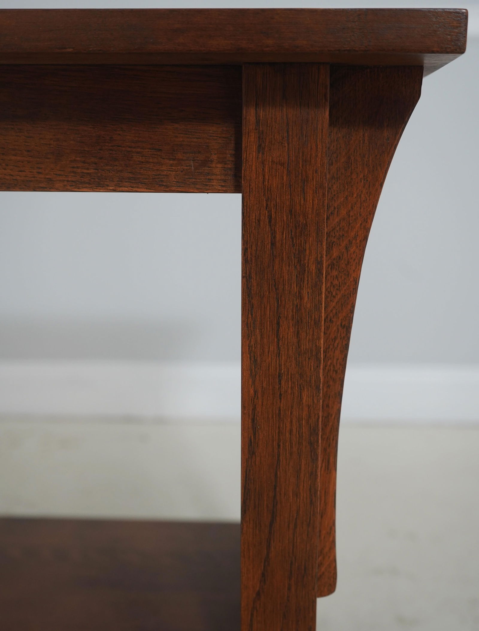 Stickley Mission Oak Two-Tier Square Lamp Table - 6