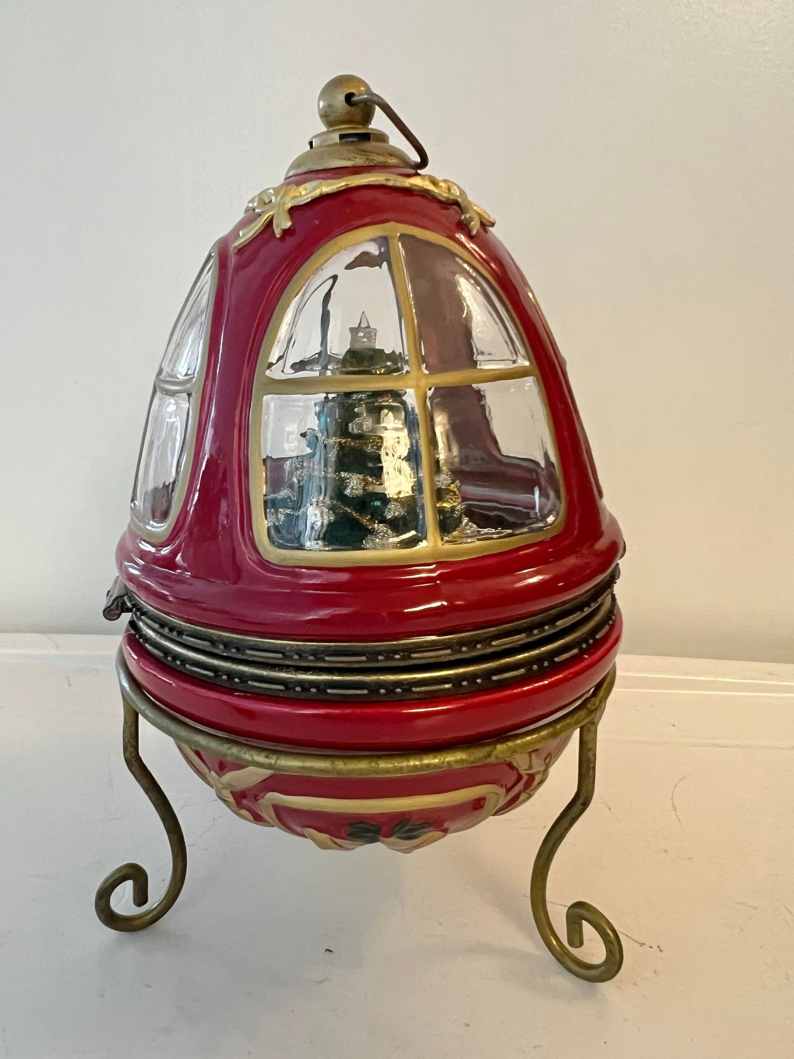 Vintage Christmas Egg Music Box - 2