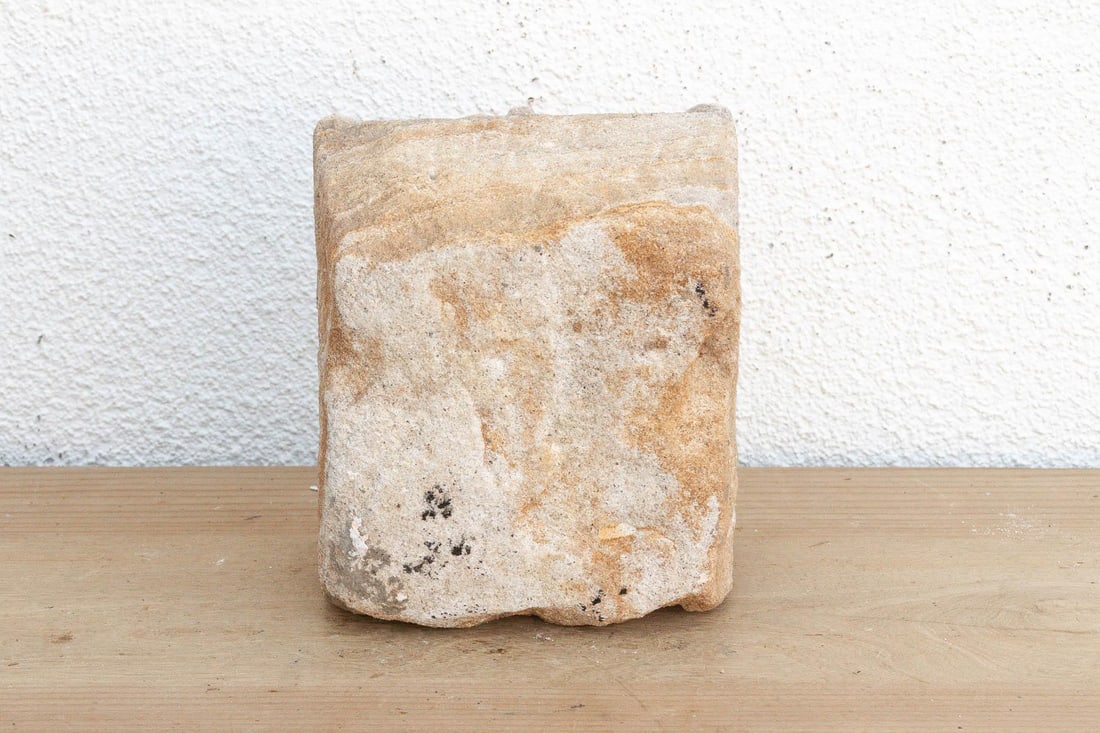 White Lime Patina, Indian Stone Niche - 5