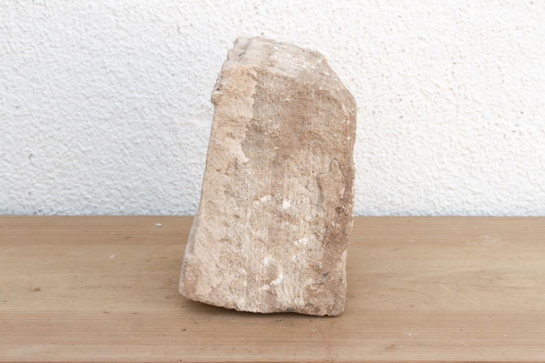 Chevron Pilasters, Antique Indian Stone Niche - 4