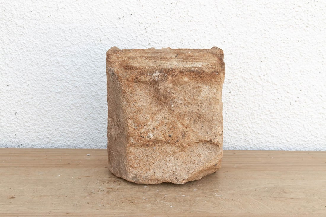 Antique Ziggurat Arch Indian Stone Niche - 5