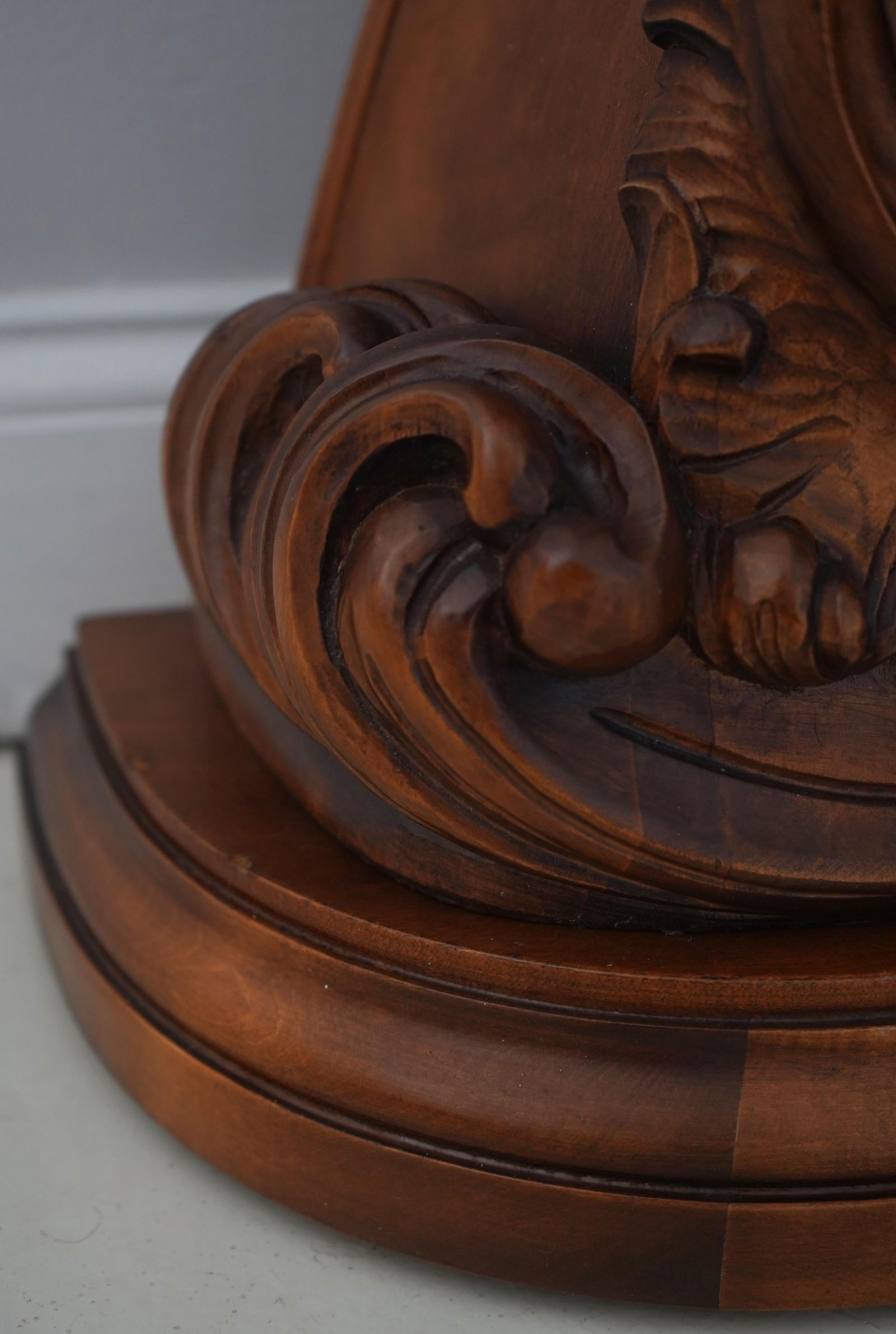 Franz Hermle Rococo Style Carved Grandfather Clock - 10