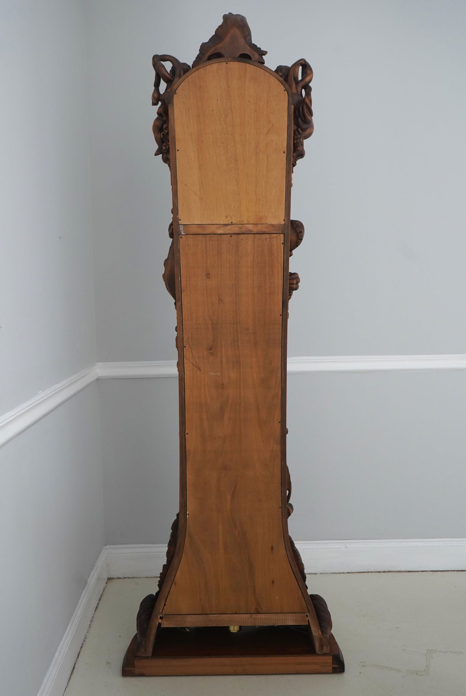 Franz Hermle Rococo Style Carved Grandfather Clock - 17
