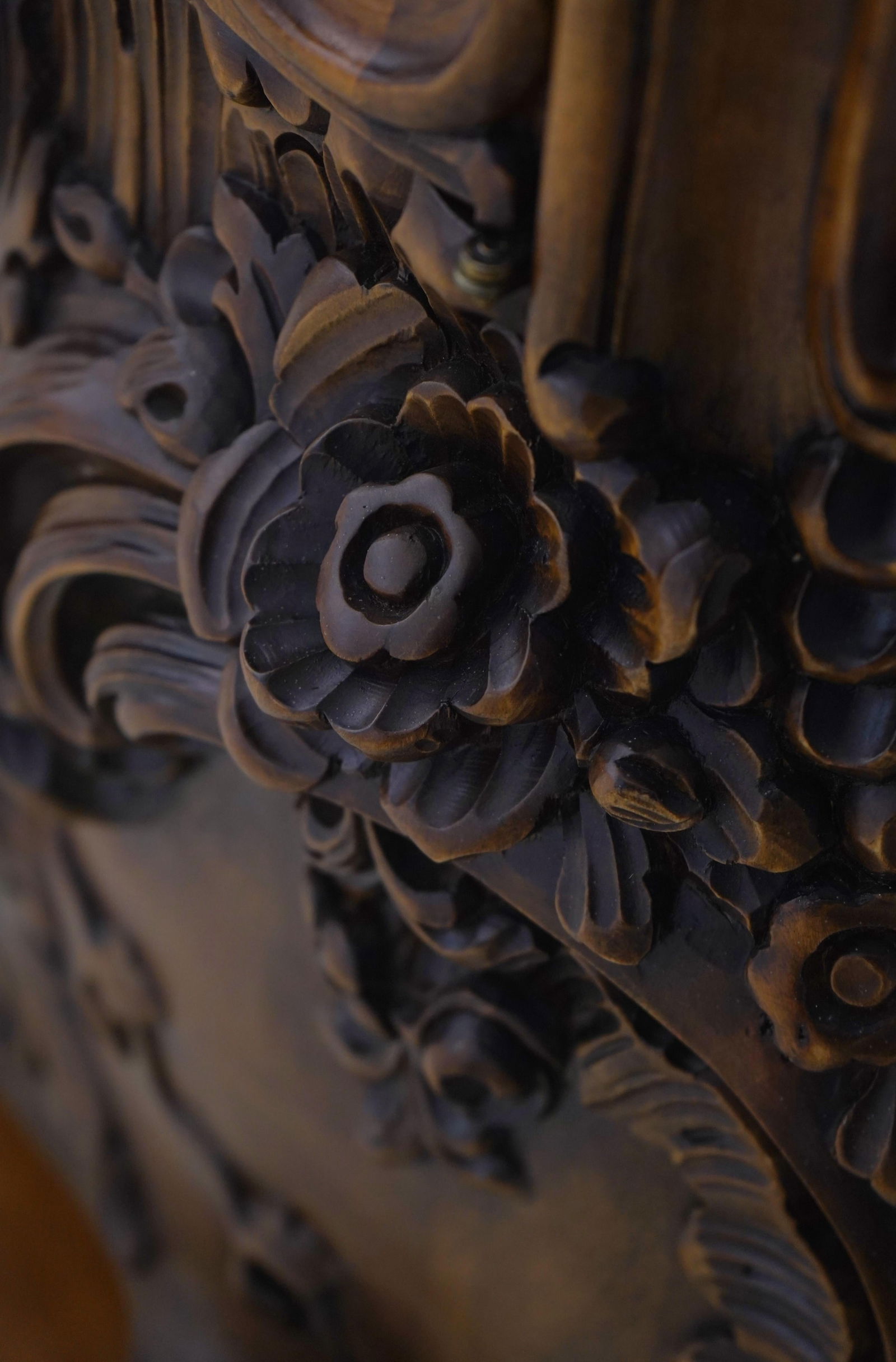 Franz Hermle Rococo Style Carved Grandfather Clock - 7