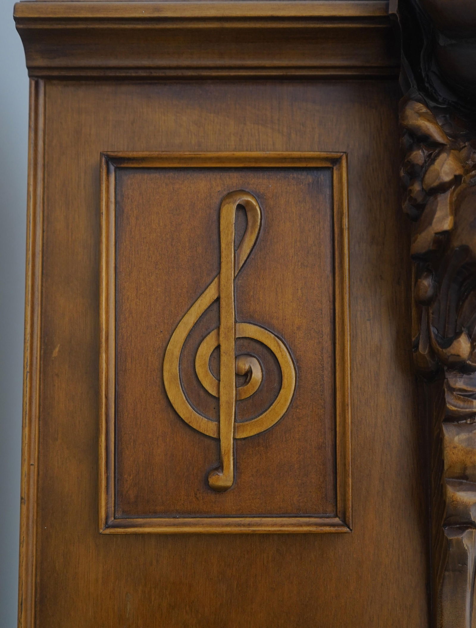 Franz Hermle Rococo Style Carved Grandfather Clock - 8